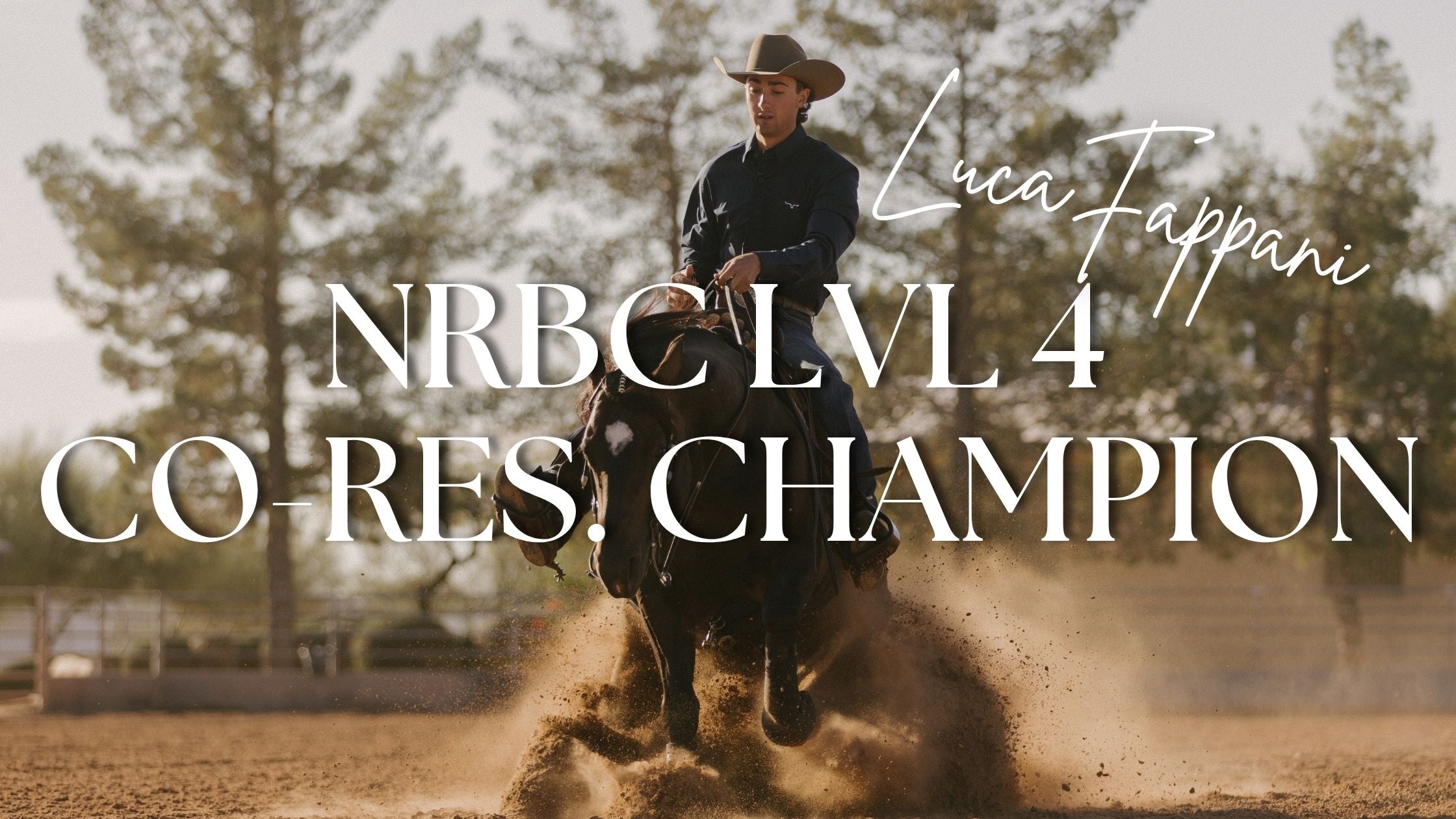 Kimes Ranch Athlete Luca Fappani Secures L4 NRBC Co-Reserve Championship