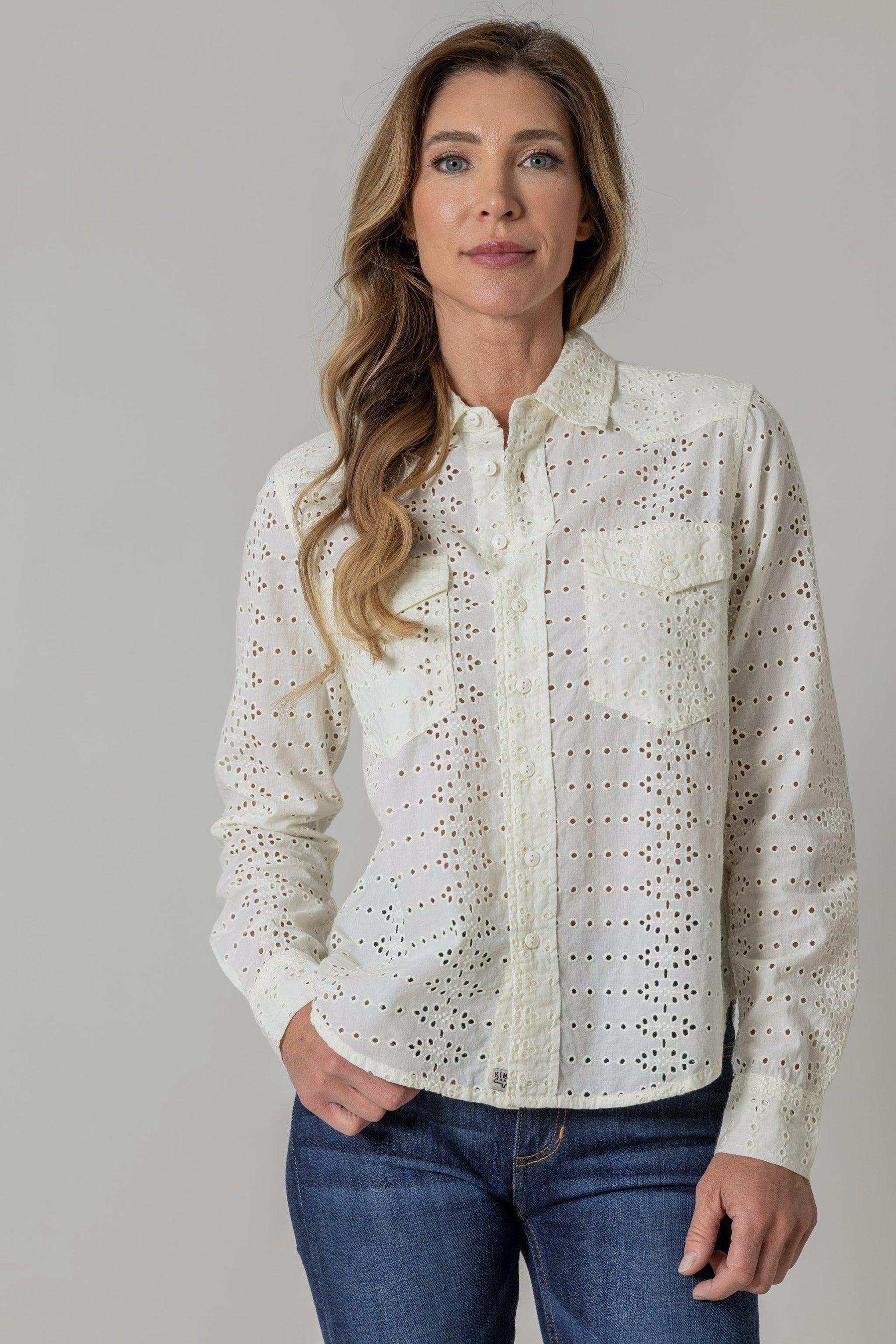Rachel Eyelet Blouse
