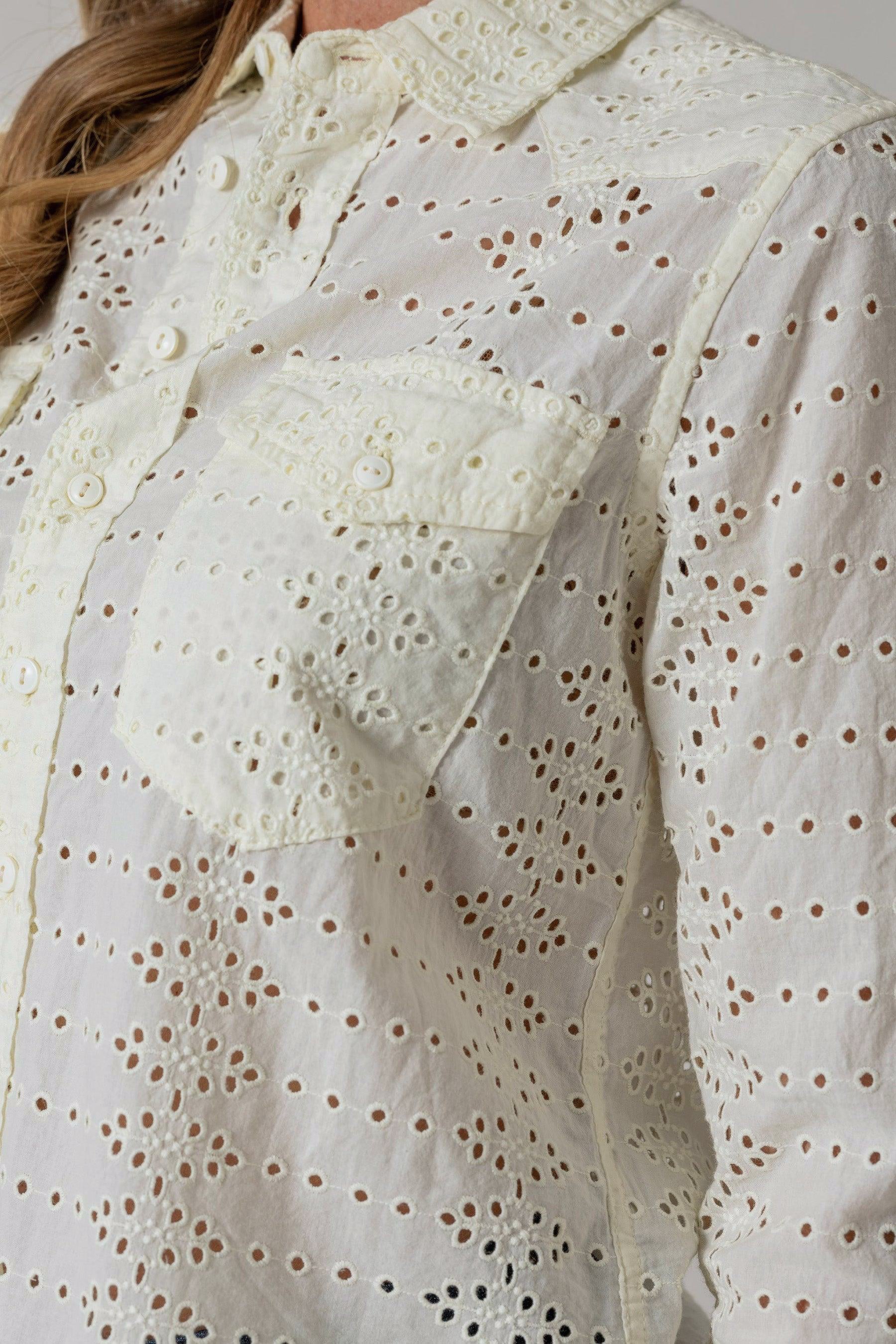 Rachel Eyelet Blouse