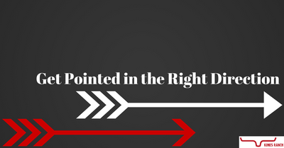 get pointed in the right direction