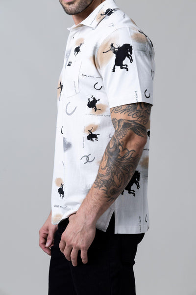 Bayard Polo | Graphic Western Polo Shirt for Men | Kimes Ranch
