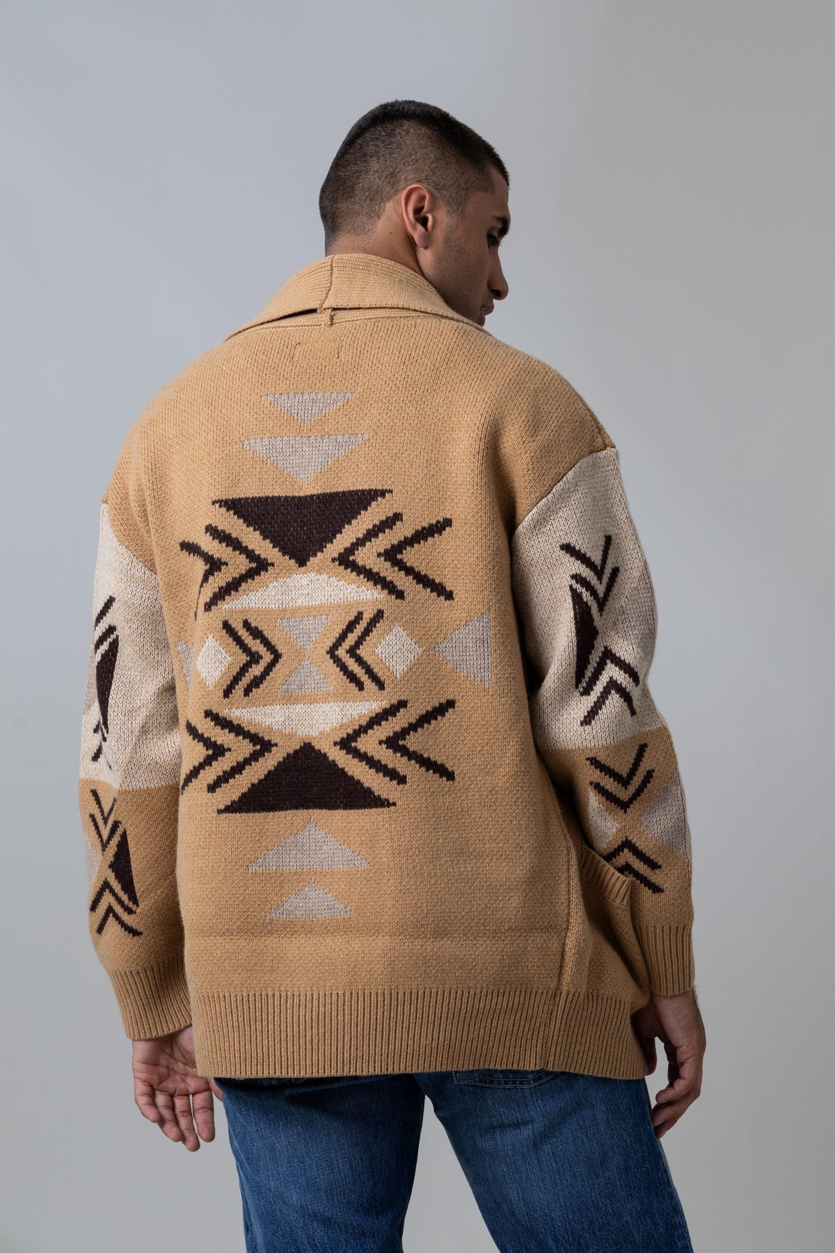 Artesia-cardigan-ww-brown-1.  display picture 1