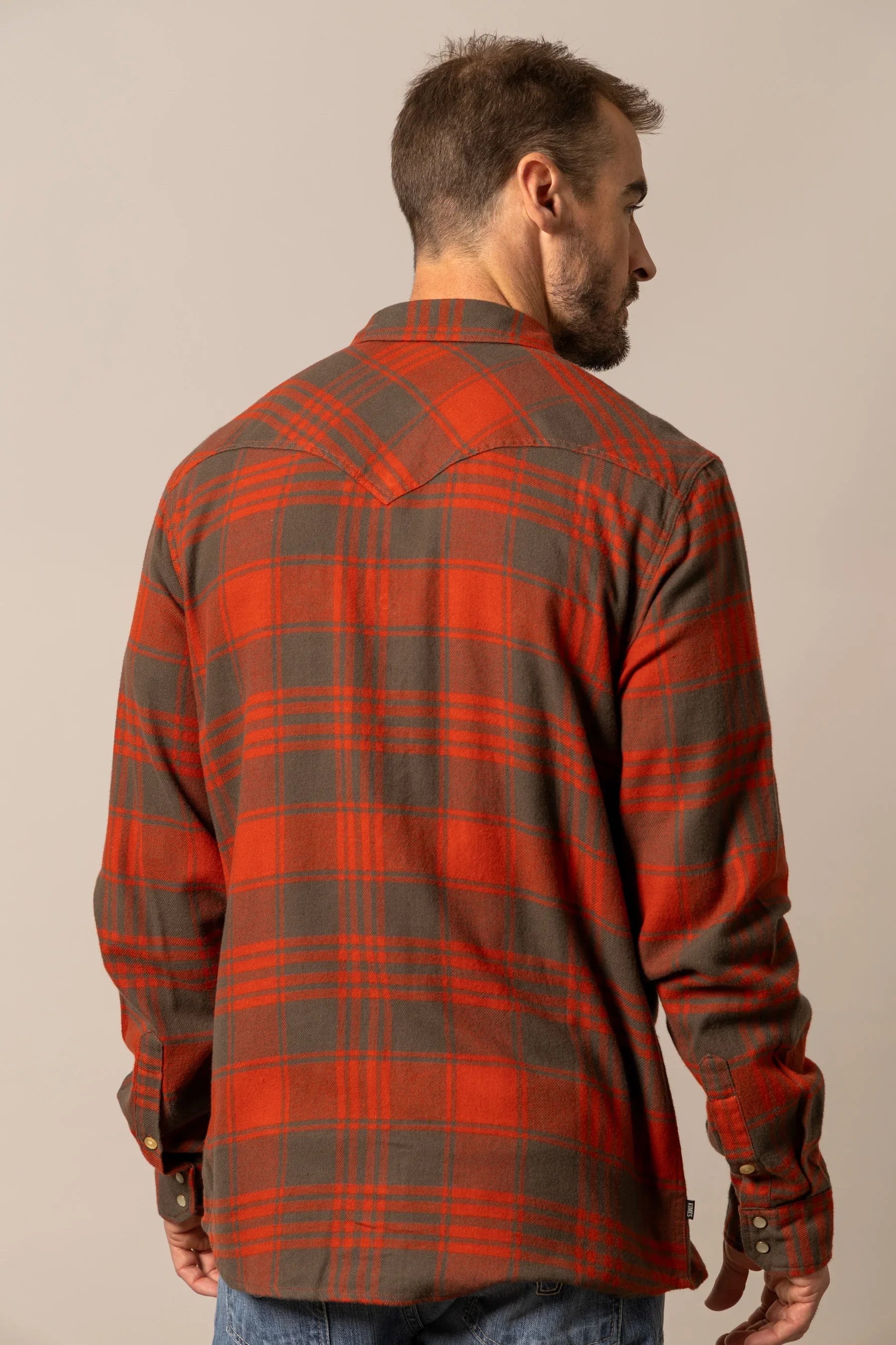 Kimes Ranch Men's Biggie Flannel Shirt - Brick Red - M Kimes Ranch Men's Biggie Flannel Shirt - Brick Red - M