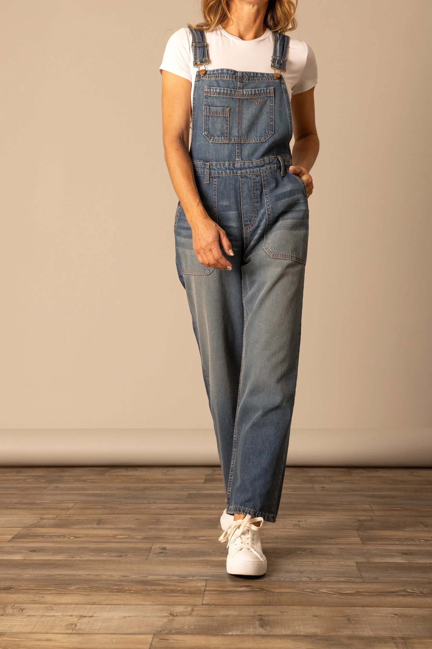 Billy Overalls | Women's Relaxed Western Denim | Kimes Ranch