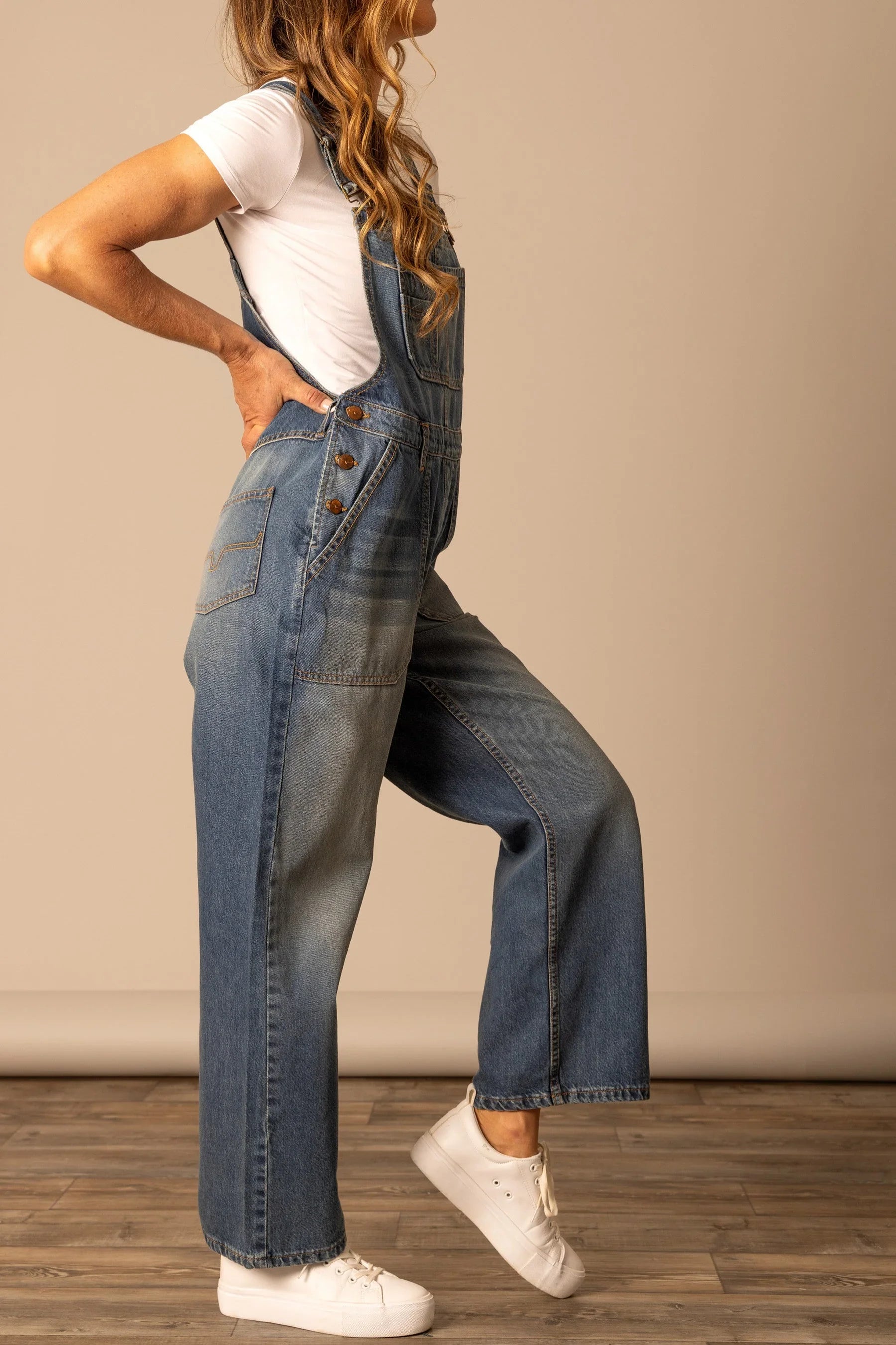 Billy Overalls | Women's Relaxed Western Denim | Kimes Ranch