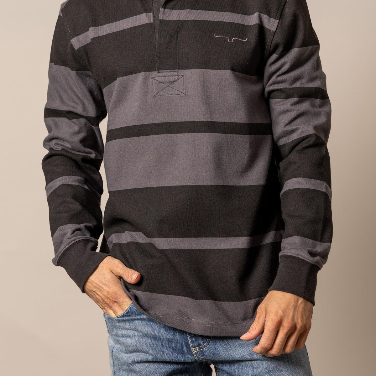 Bulldog Rugby | Western Stripe Long Sleeve | Kimes Ranch