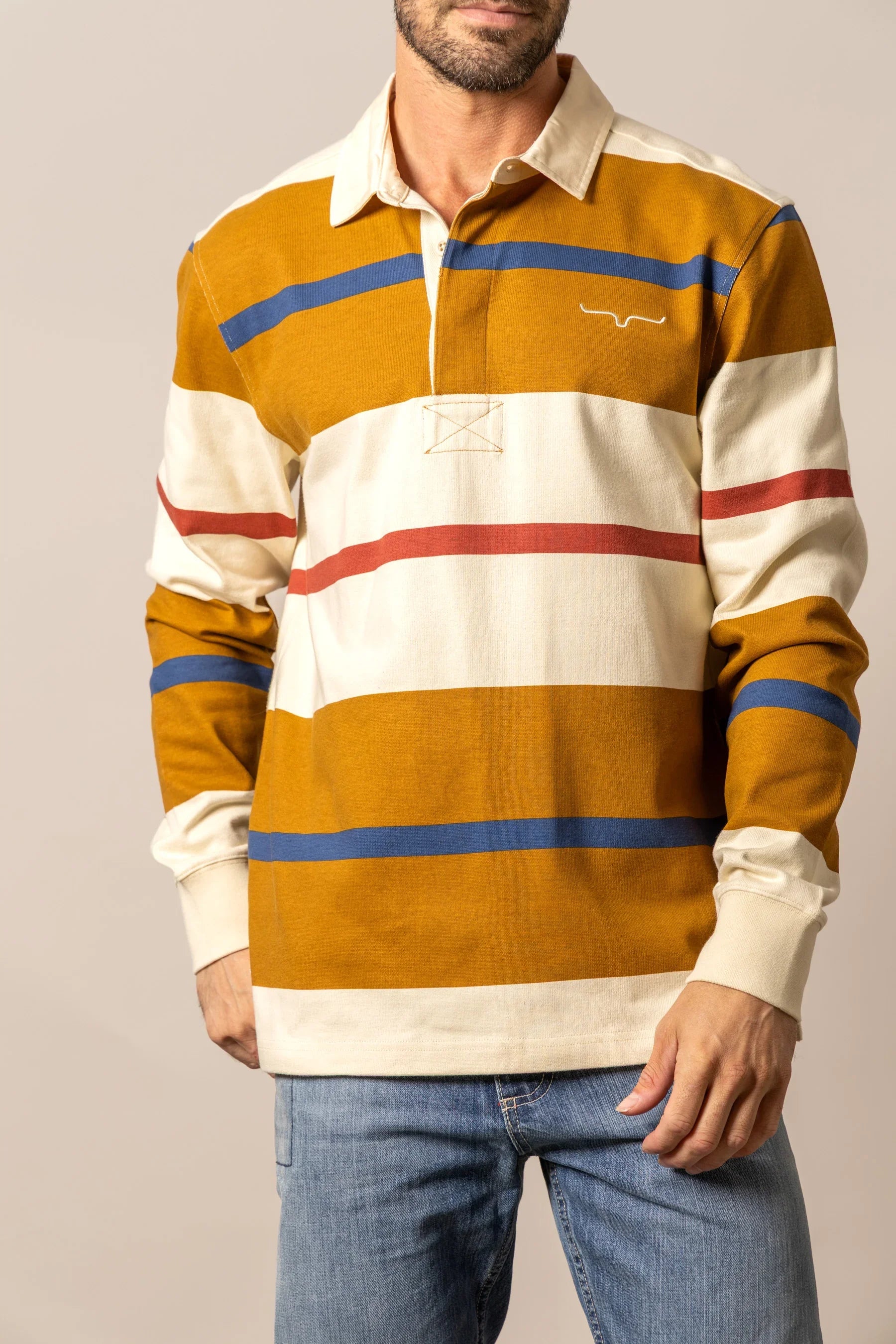 Bulldog Rugby | Western Stripe Long Sleeve | Kimes Ranch
