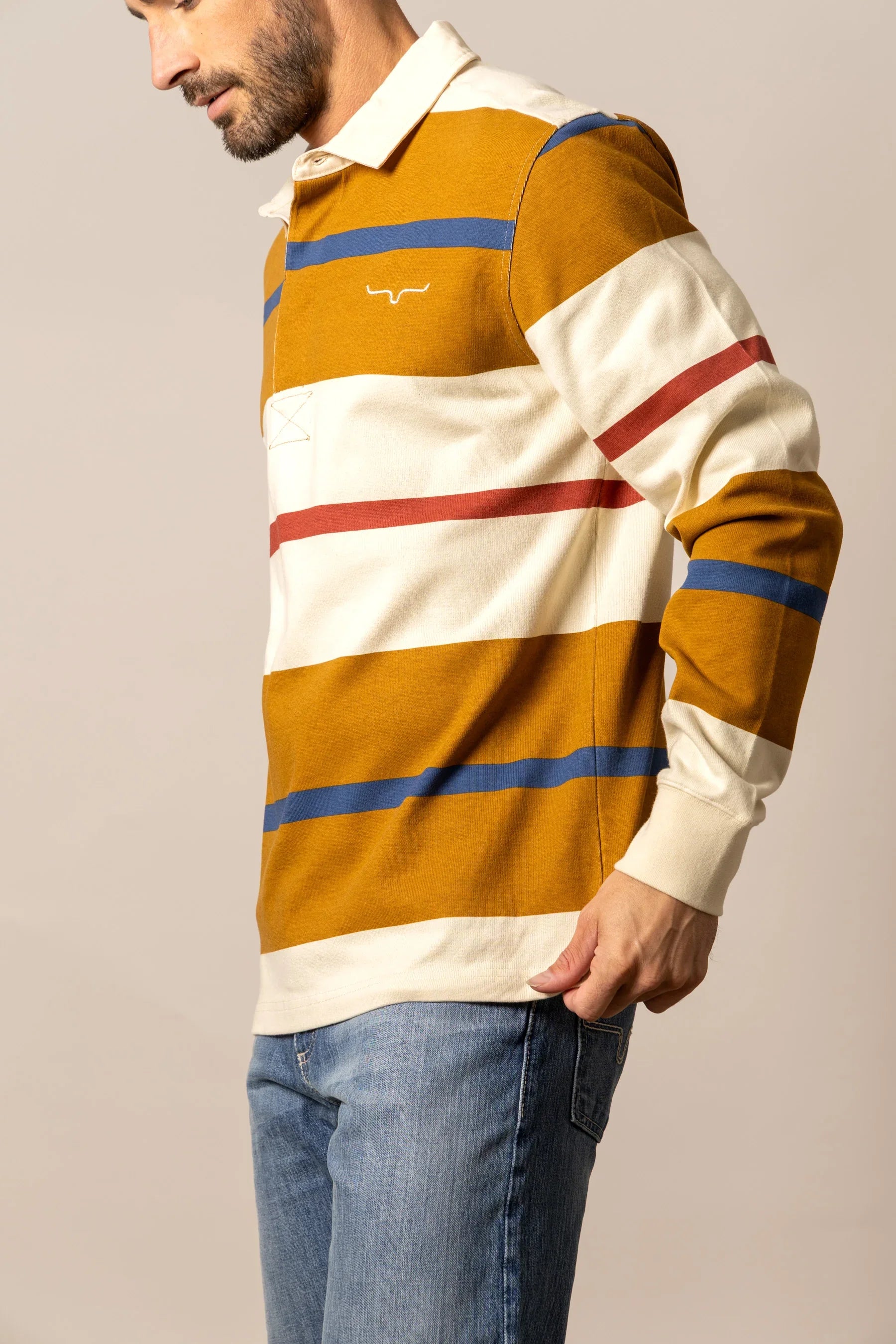 Bulldog Rugby | Western Stripe Long Sleeve | Kimes Ranch