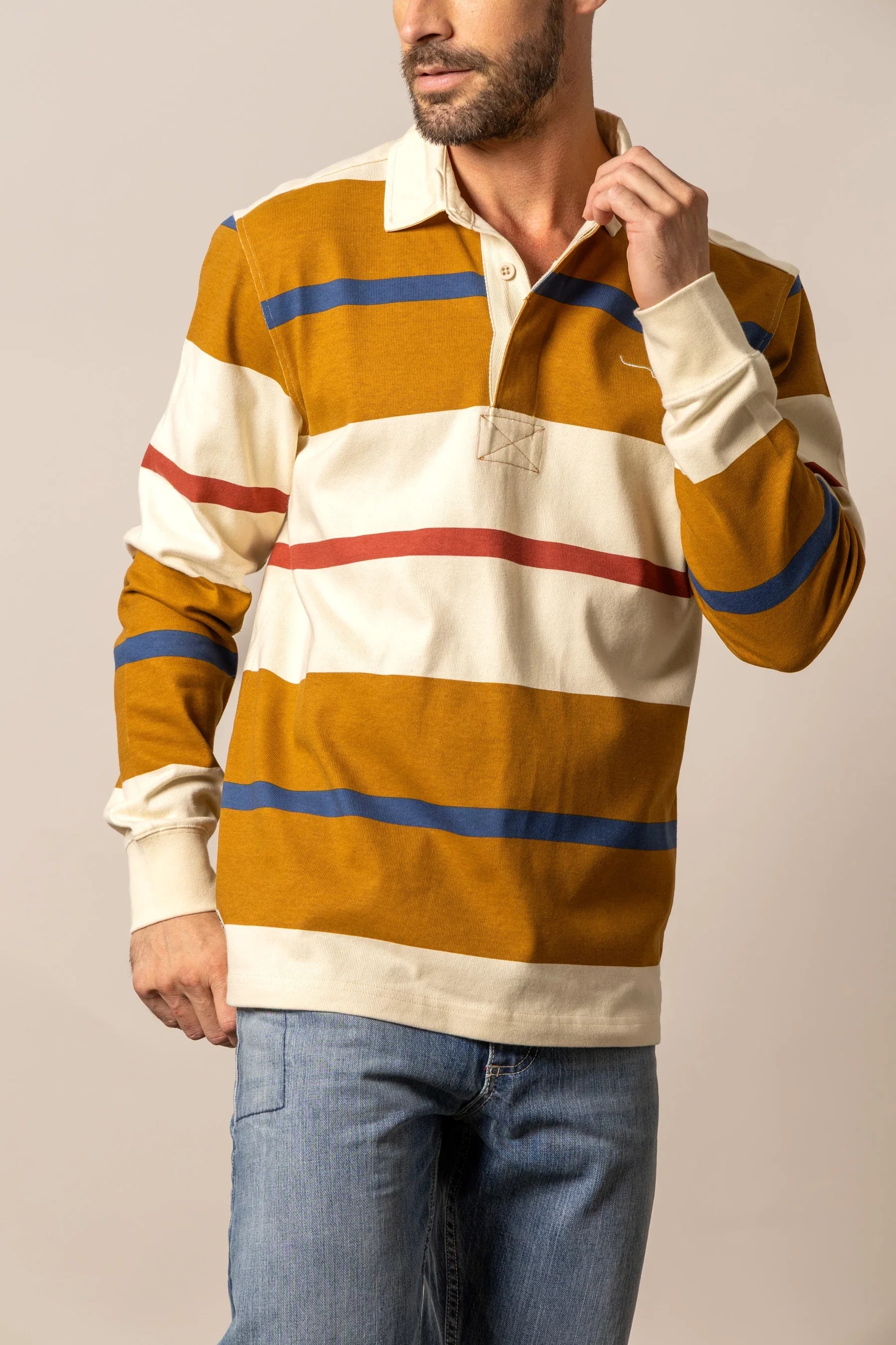Bulldog Rugby | Western Stripe Long Sleeve | Kimes Ranch