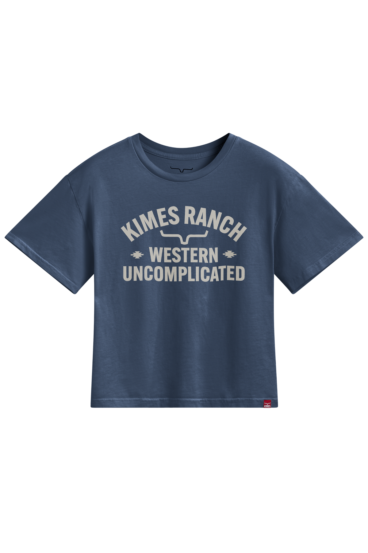 Kimes Ranch Cavell shirt in Dark Blue with Western Uncomplicated graphic print