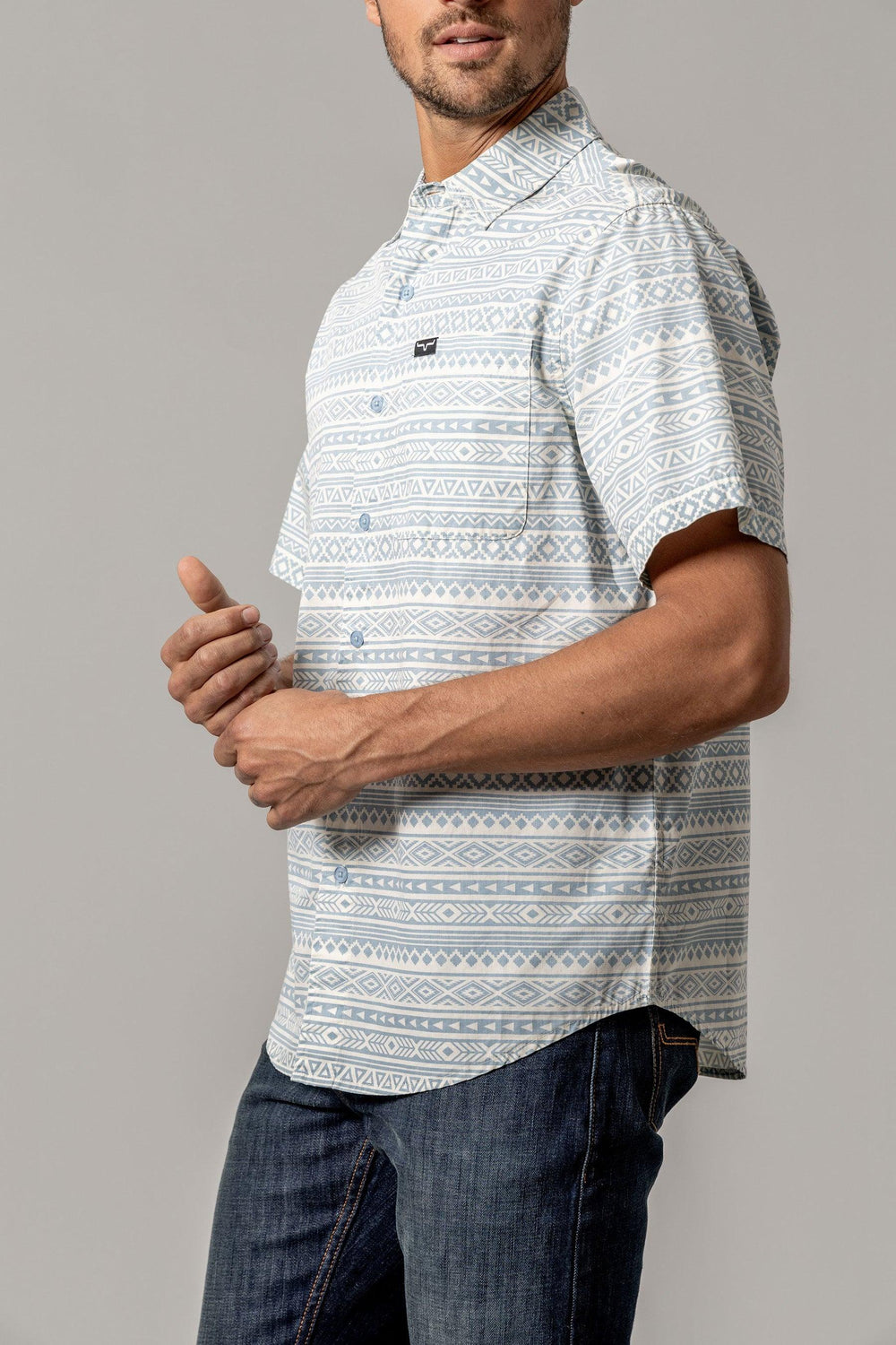 Colton Button-Up Shirt | Southwestern Print | Kimes Ranch