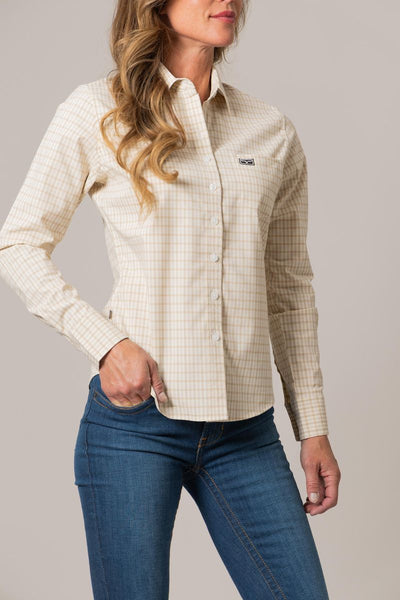 Ladies Tucco Mini Check Western Shirt | Kimes Ranch