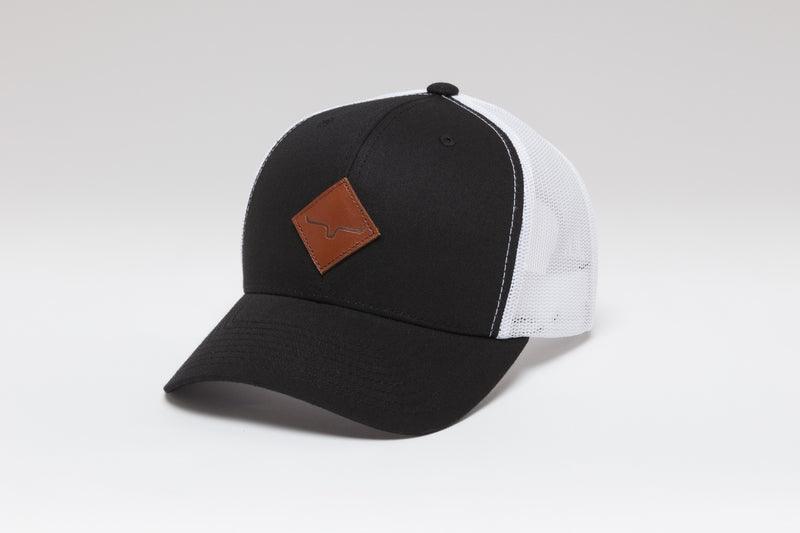 Diamond Hat | Leather Patch Snapback | Kimes Ranch