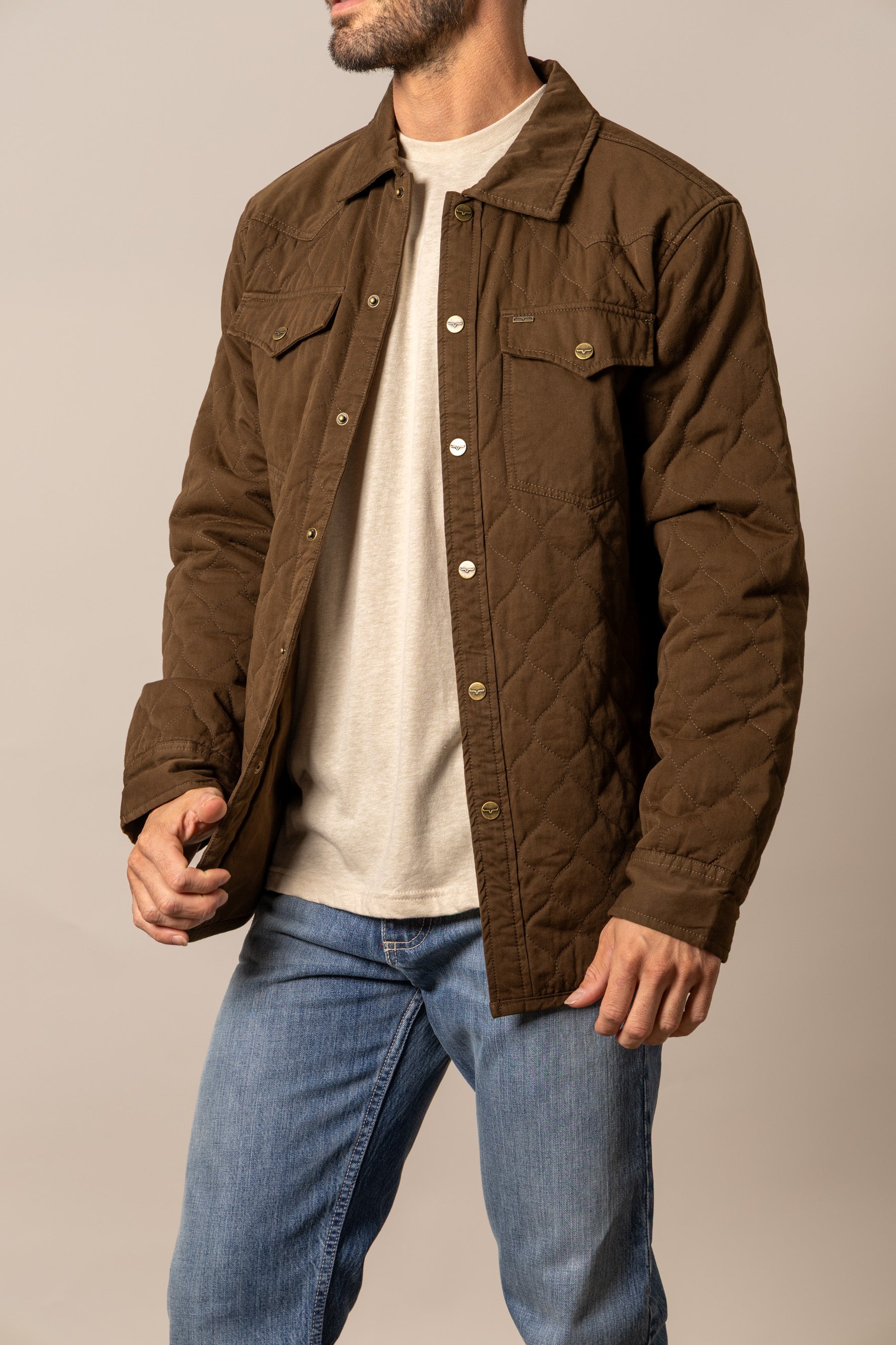 Dickson Shacket | Western Quilted Work Shirt | Kimes Ranch