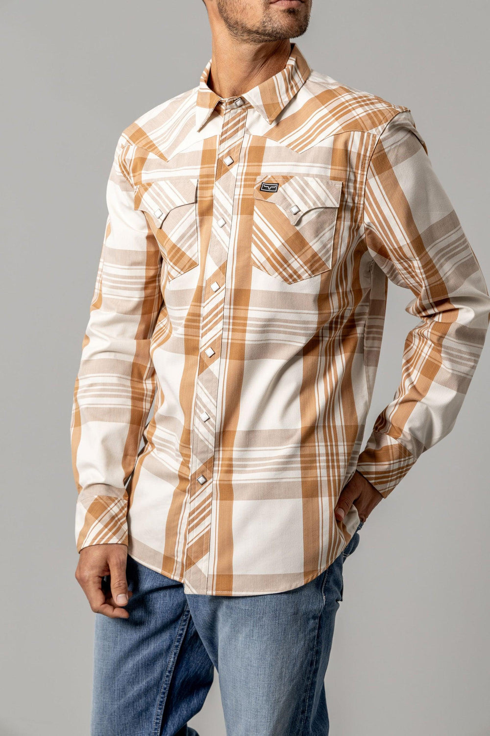 Double R | Men's CoolMax Plaid Shirt | Kimes Ranch