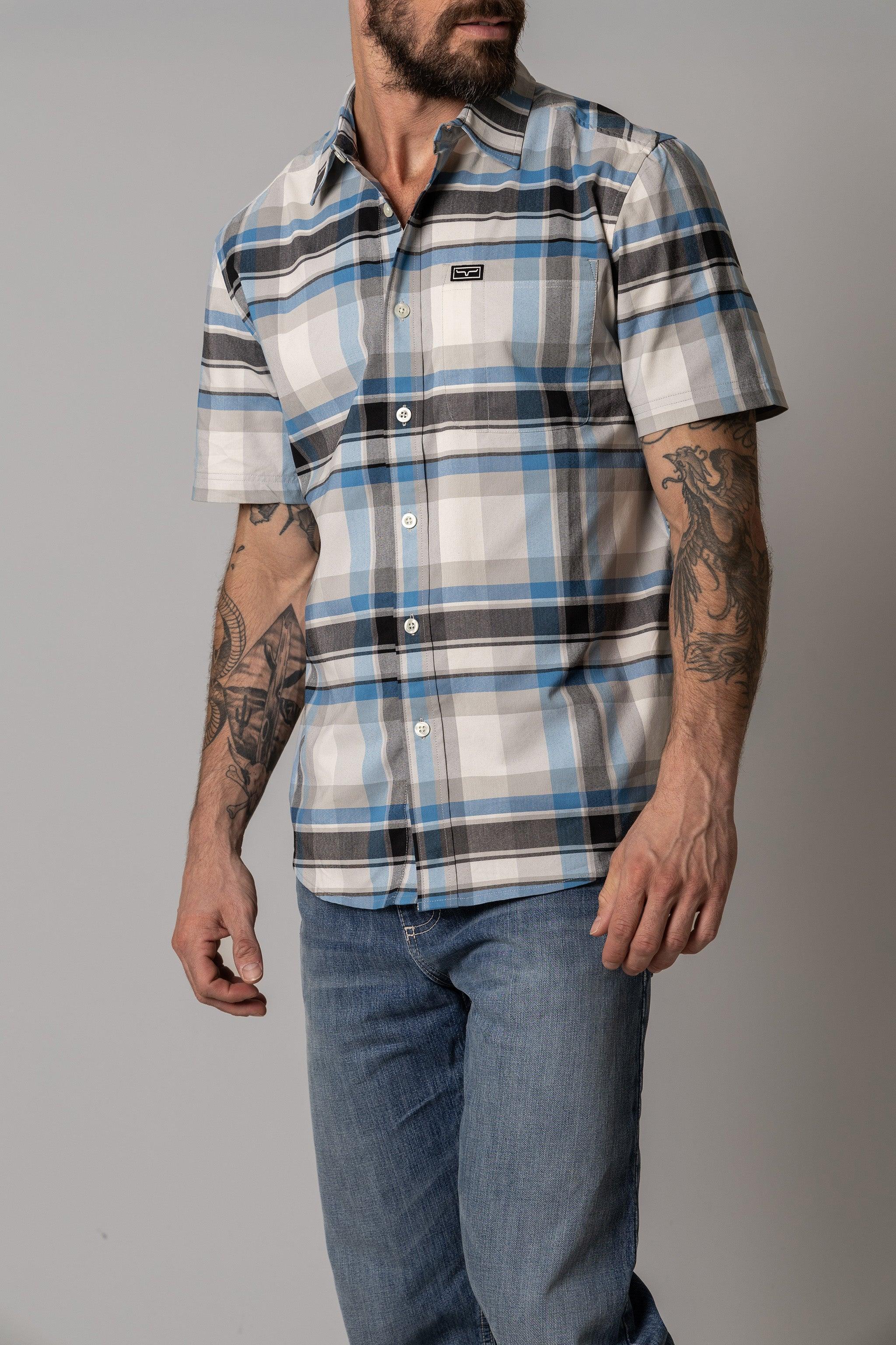 Kimes Ranch Men's Grande Plaid Shirt Small Red Kimes Ranch Men's Grande Plaid Shirt Small Red