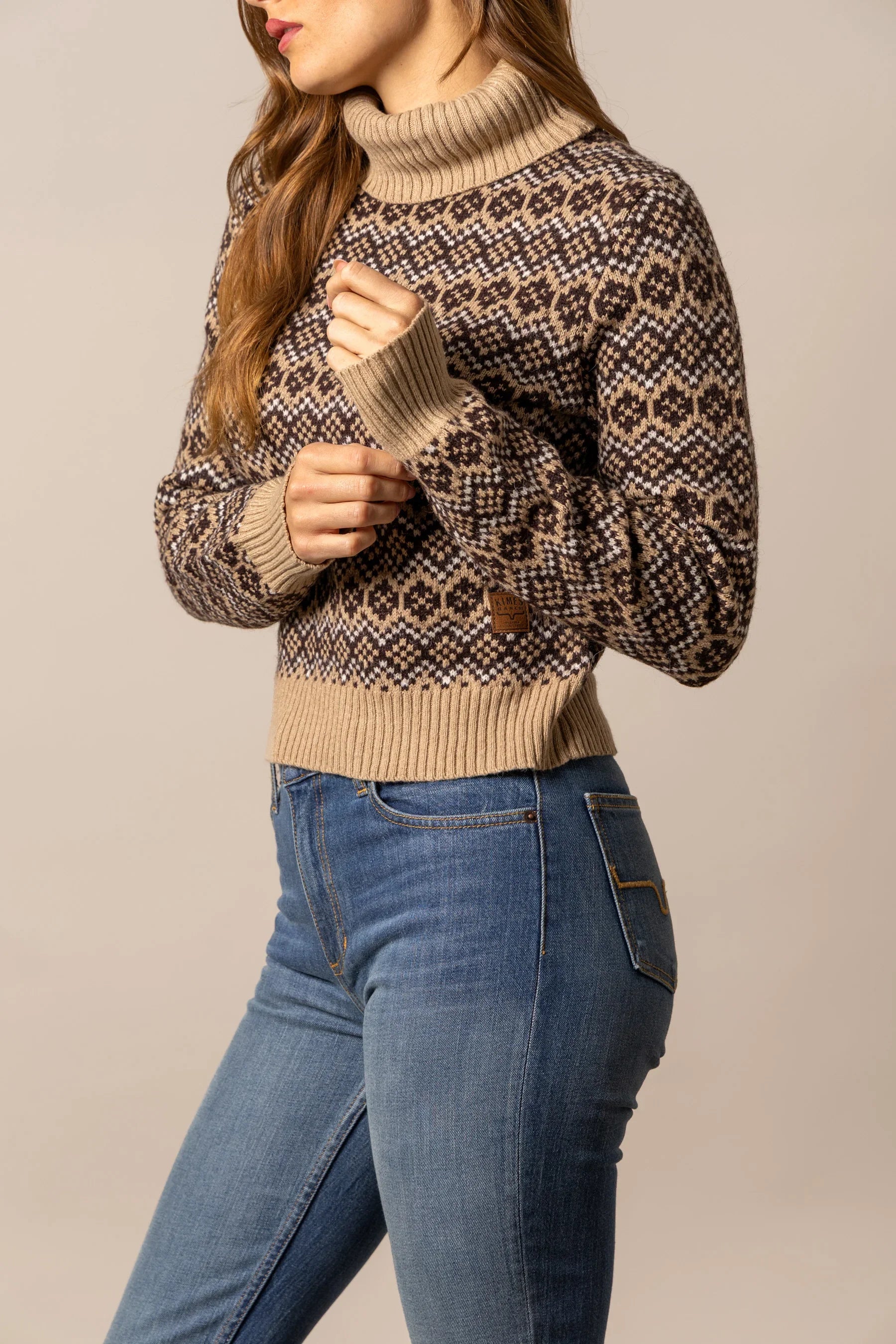 Hazel Turtleneck | Merino Wool Cropped Sweater | Kimes Ranch