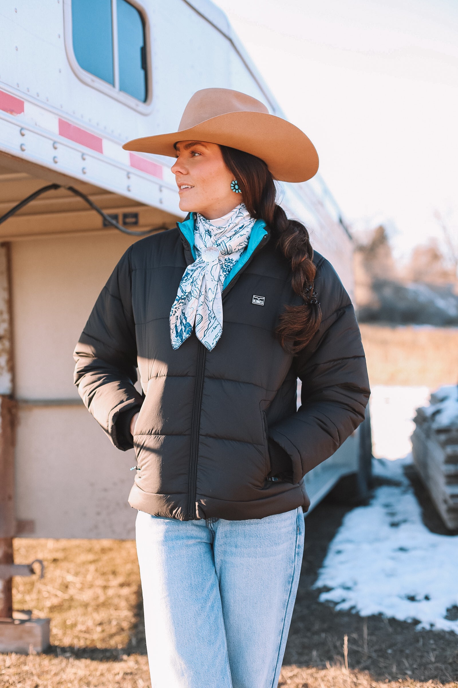 Valencia Puffy Jacket | Womens Western Outerwear | Kimes Ranch