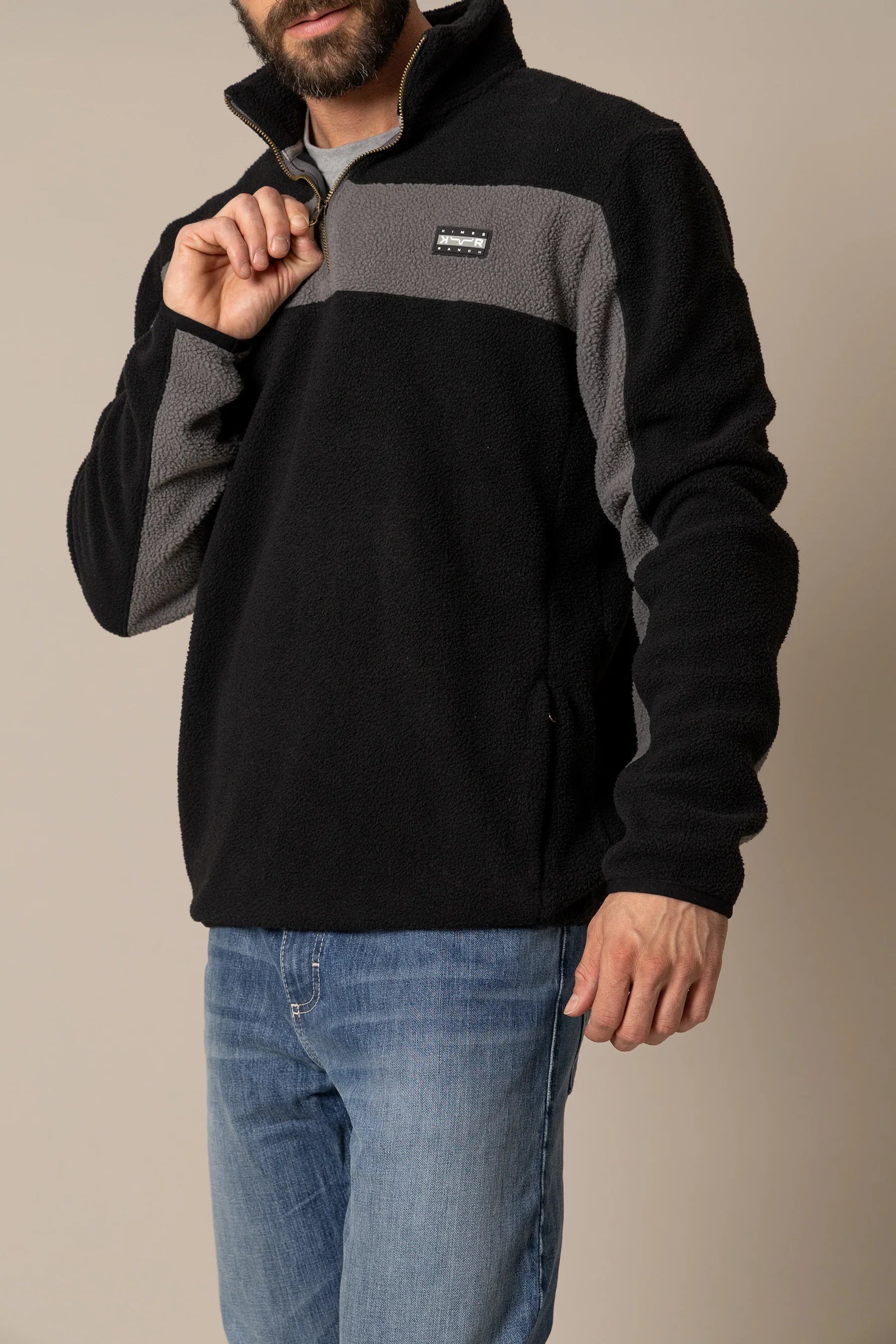JMJ Quarter Zip | Western Color Block Pullover | Kimes Ranch