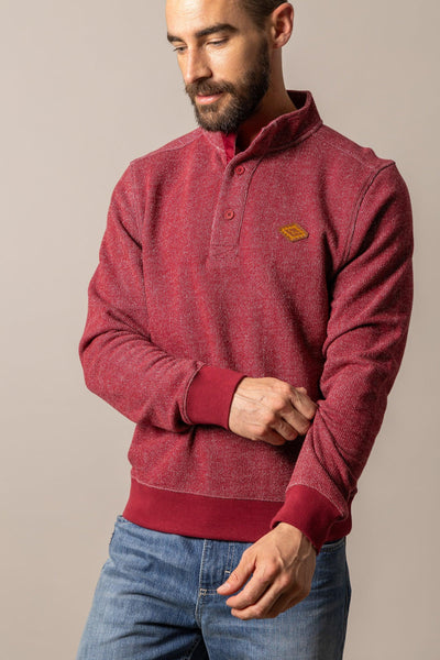 Kingswell Fleece | Quarter-Button Cotton Pullover | Kimes Ranch