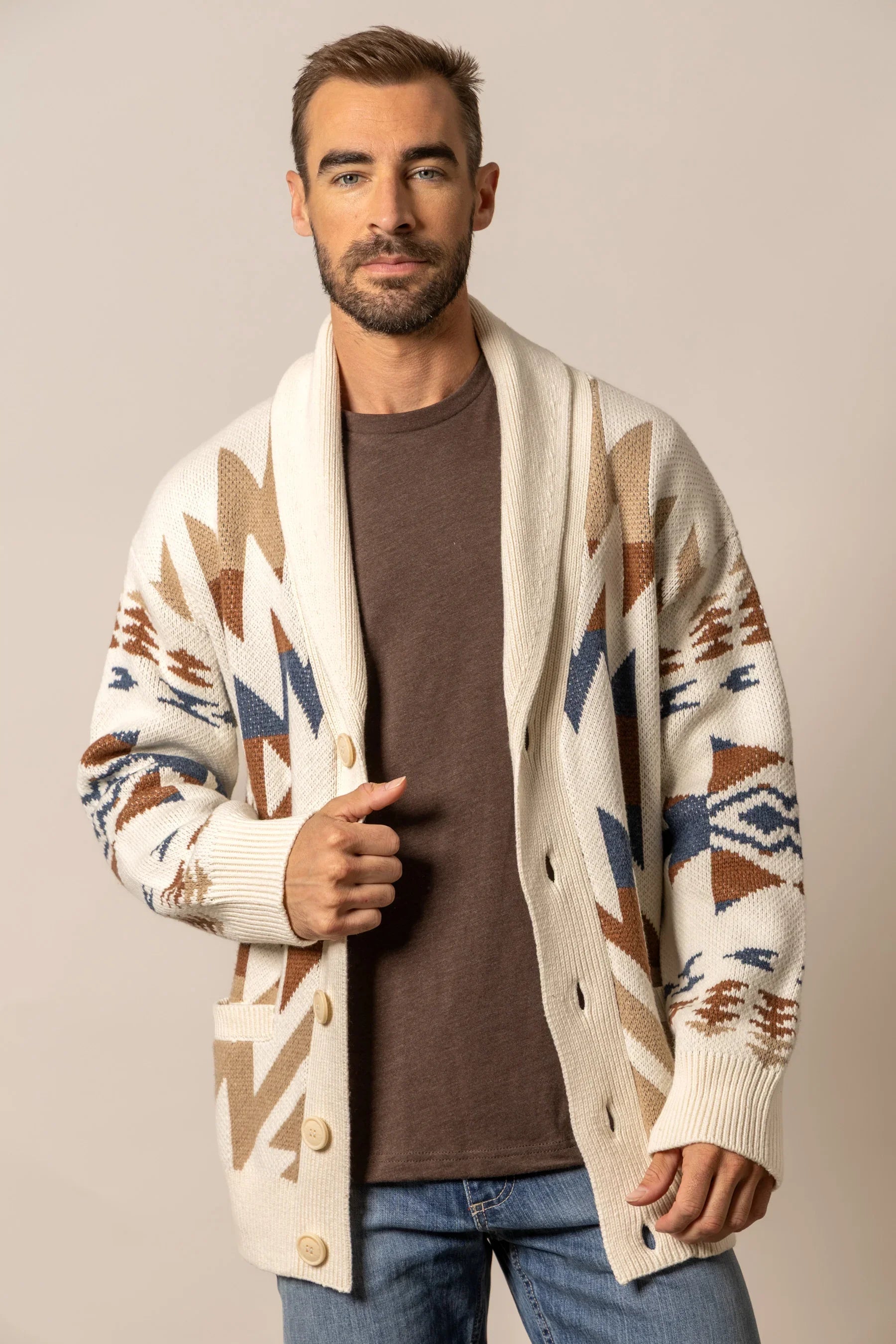 Knox Cardigan | Southwestern Knit Sweater | Kimes Ranch