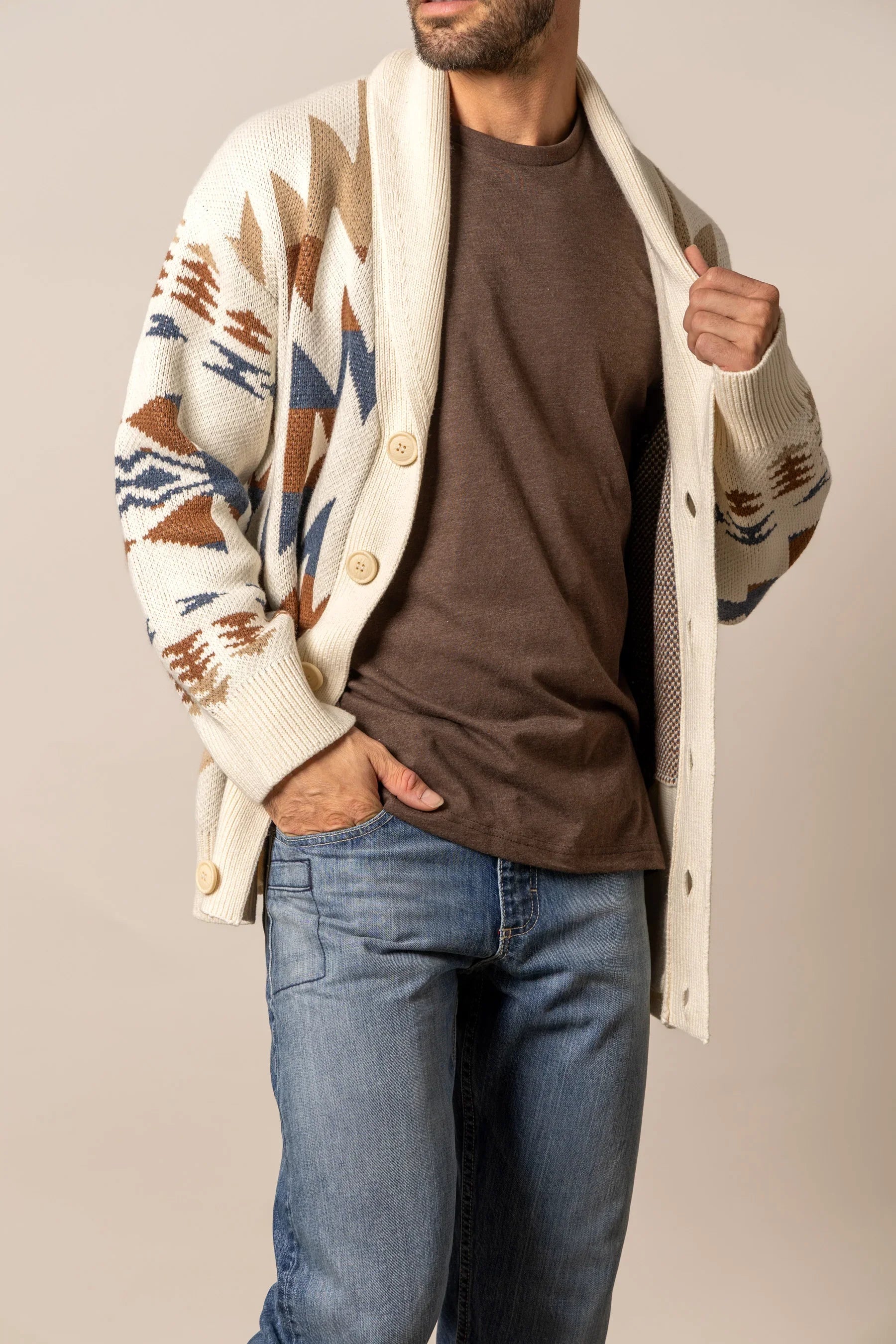 Knox Cardigan | Southwestern Knit Sweater | Kimes Ranch