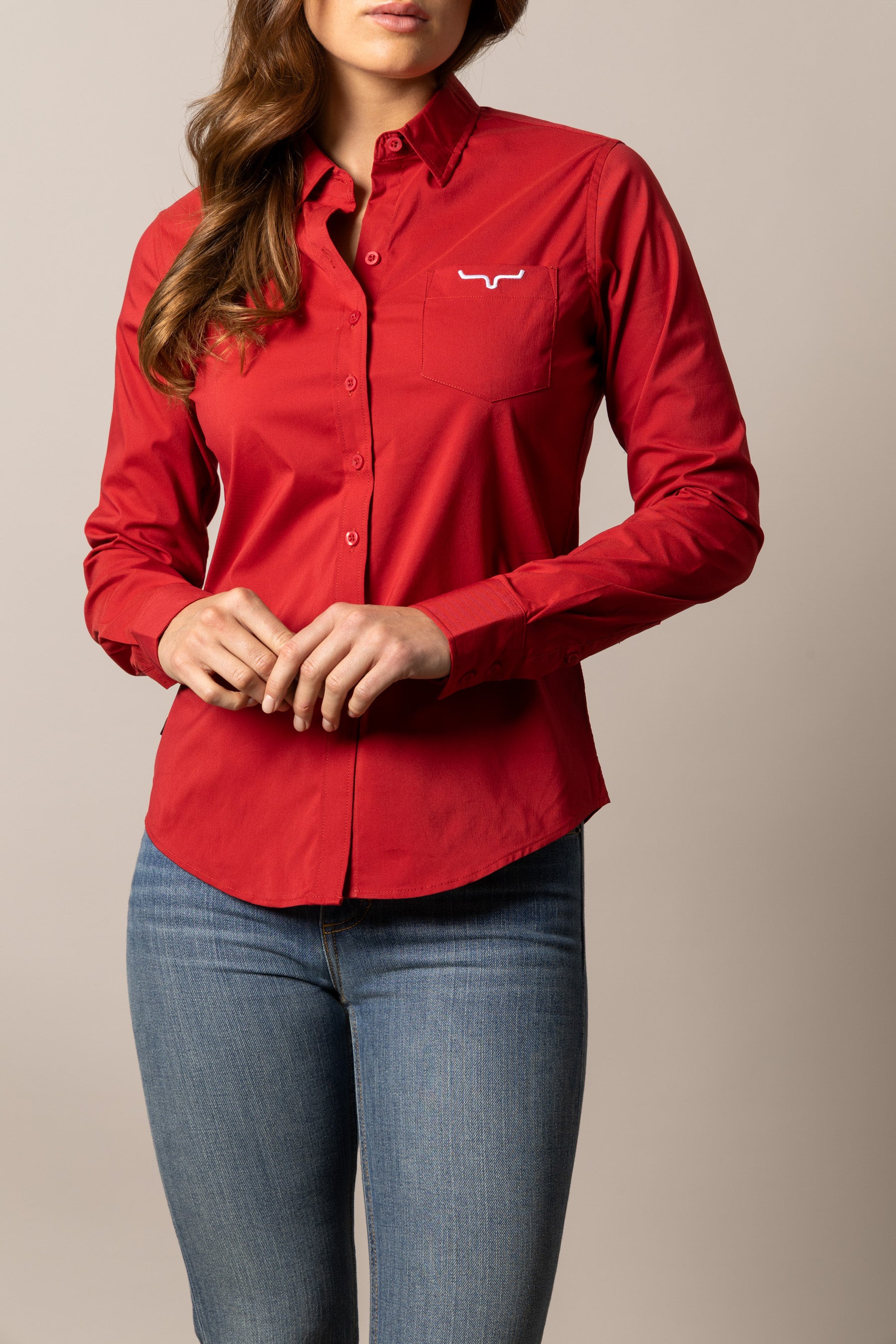 Red / XSmallLadies KR Team Shirt Red / XSmallLadies KR Team Shirt