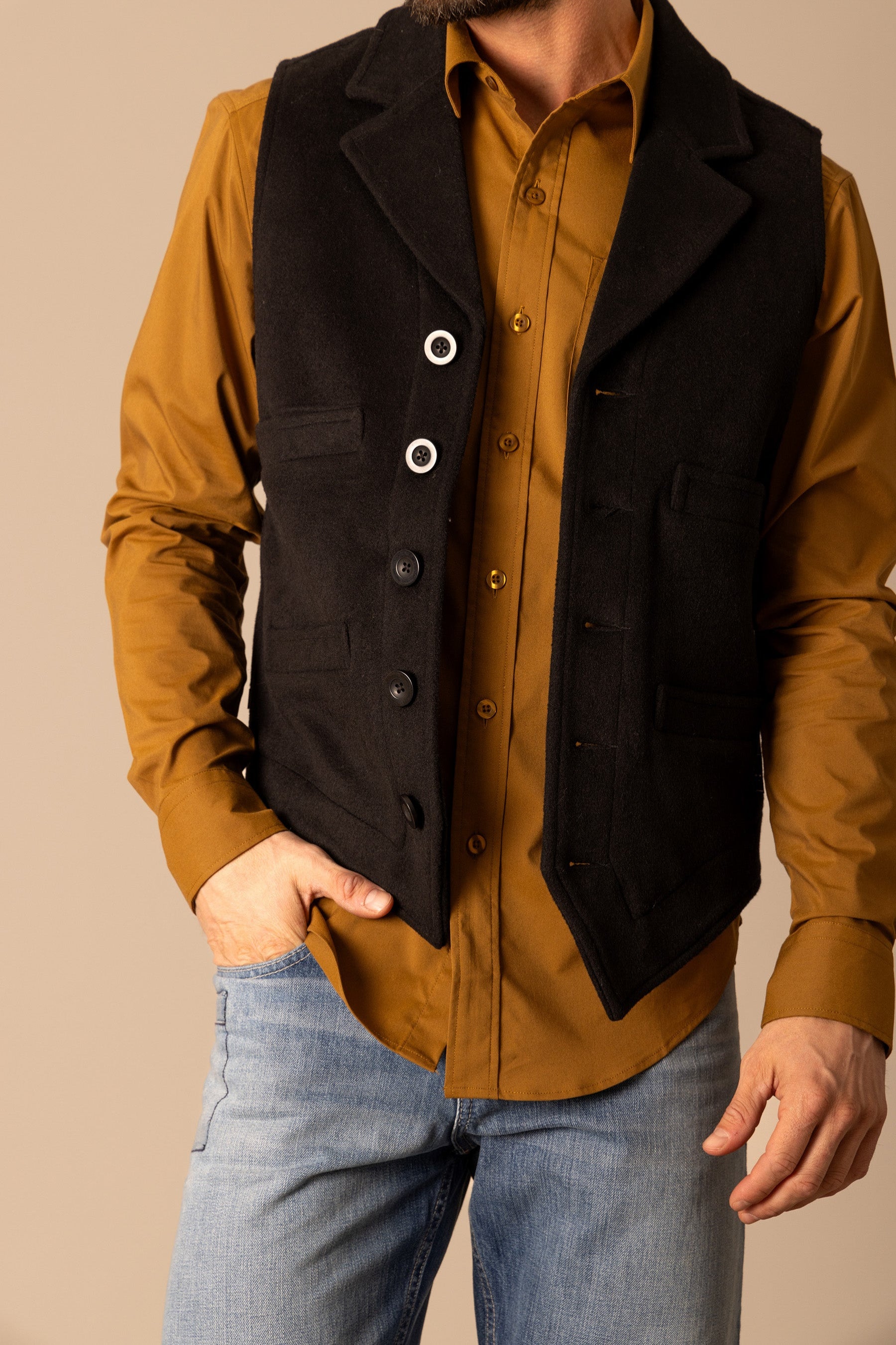 Kraken Vest | Western Wool Blend Vest | Kimes Ranch