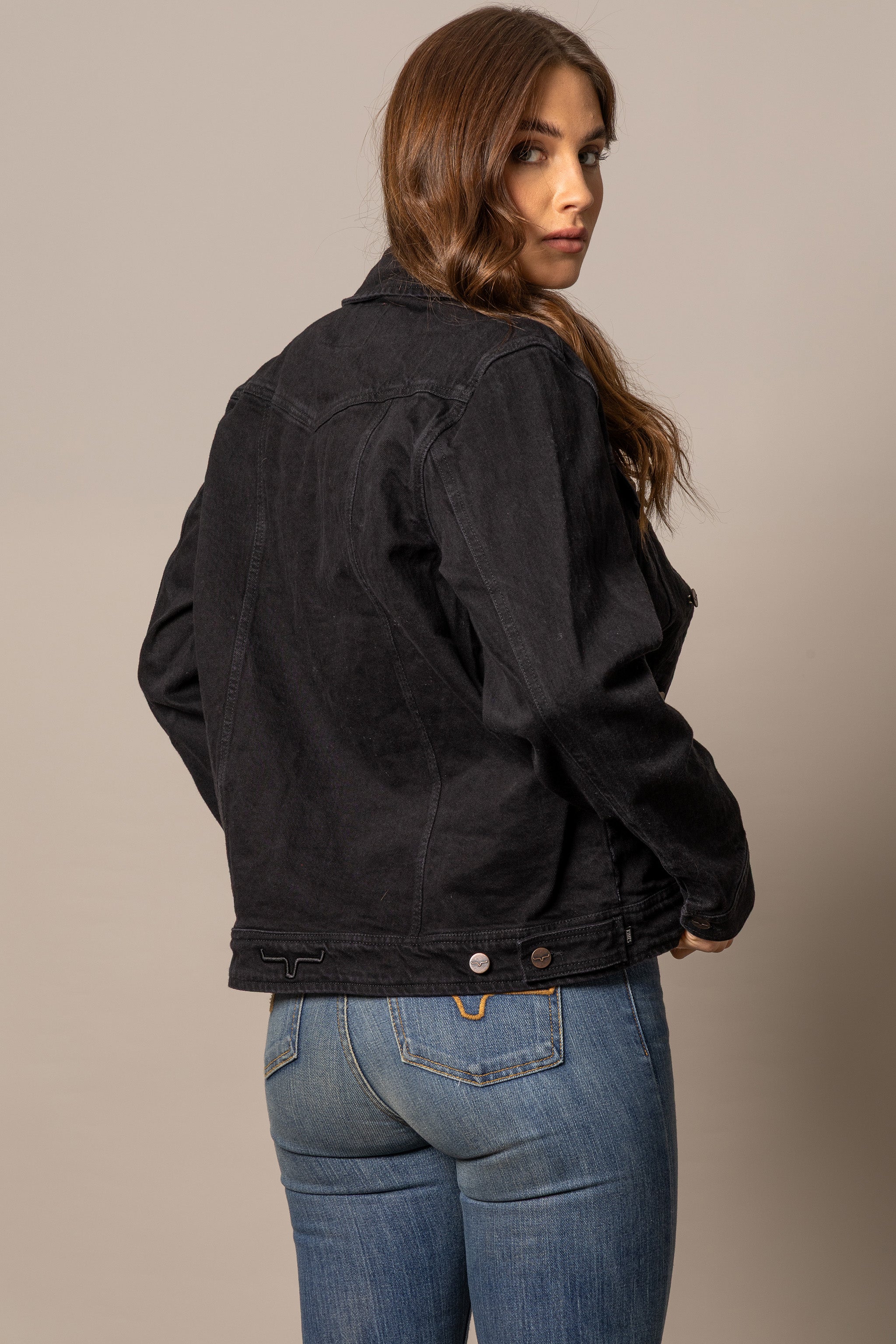 Langley Trucker Jacket | Women's Fitted Denim Jacket | Kimes Langley Trucker Jacket | Women's Fitted Denim Jacket | Kimes