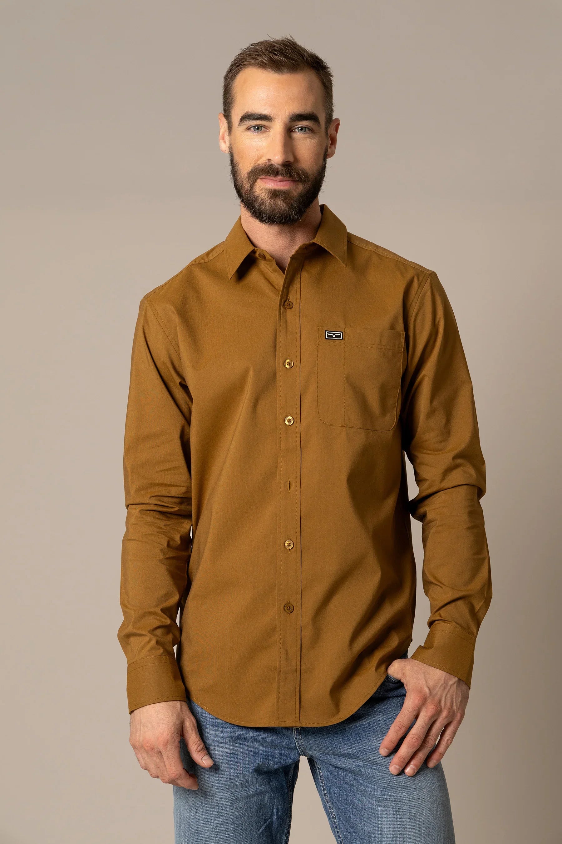 Kimes Ranch Men's Linville Long Sleeve Button-Down Performance Shirt Kimes Ranch Men's Linville Long Sleeve Button-Down Performance Shirt