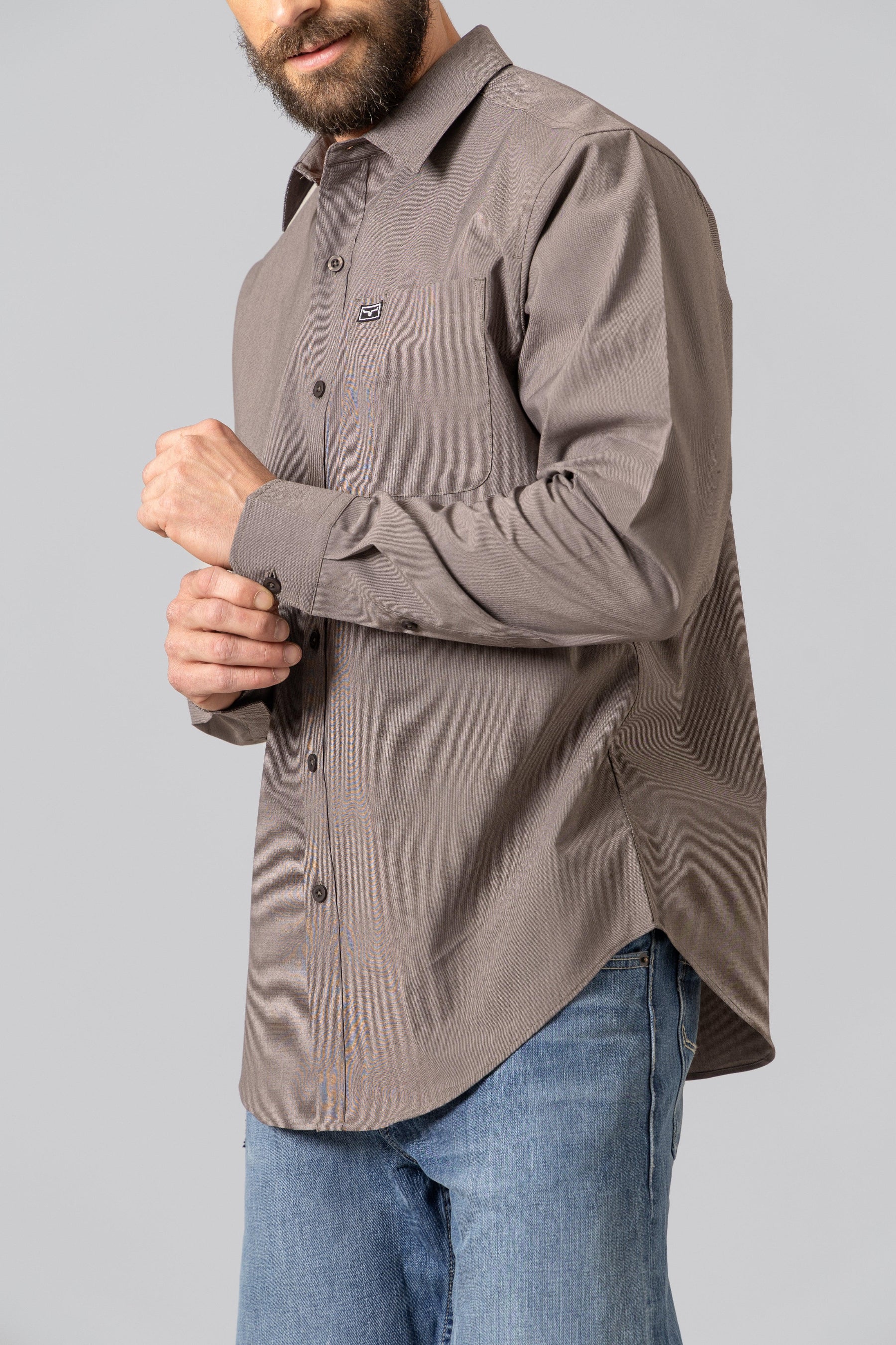 Kimes Ranch Men's Linville Long Sleeve Button-Down Performance Shirt Kimes Ranch Men's Linville Long Sleeve Button-Down Performance Shirt