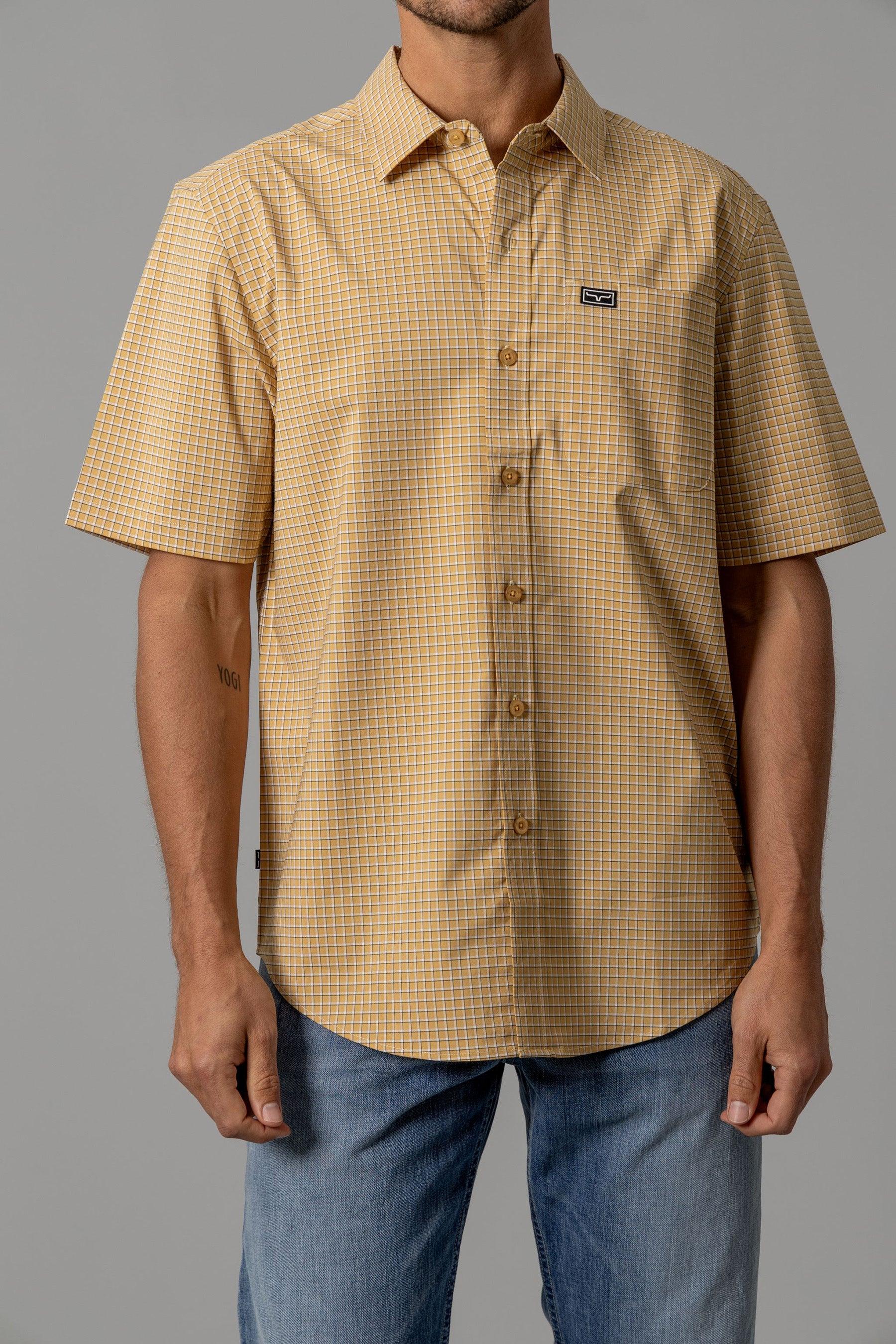 MC Cooper | Men's CoolMax Short Sleeve Button-Up | Kimes Ranch MC Cooper | Men's CoolMax Short Sleeve Button-Up | Kimes Ranch