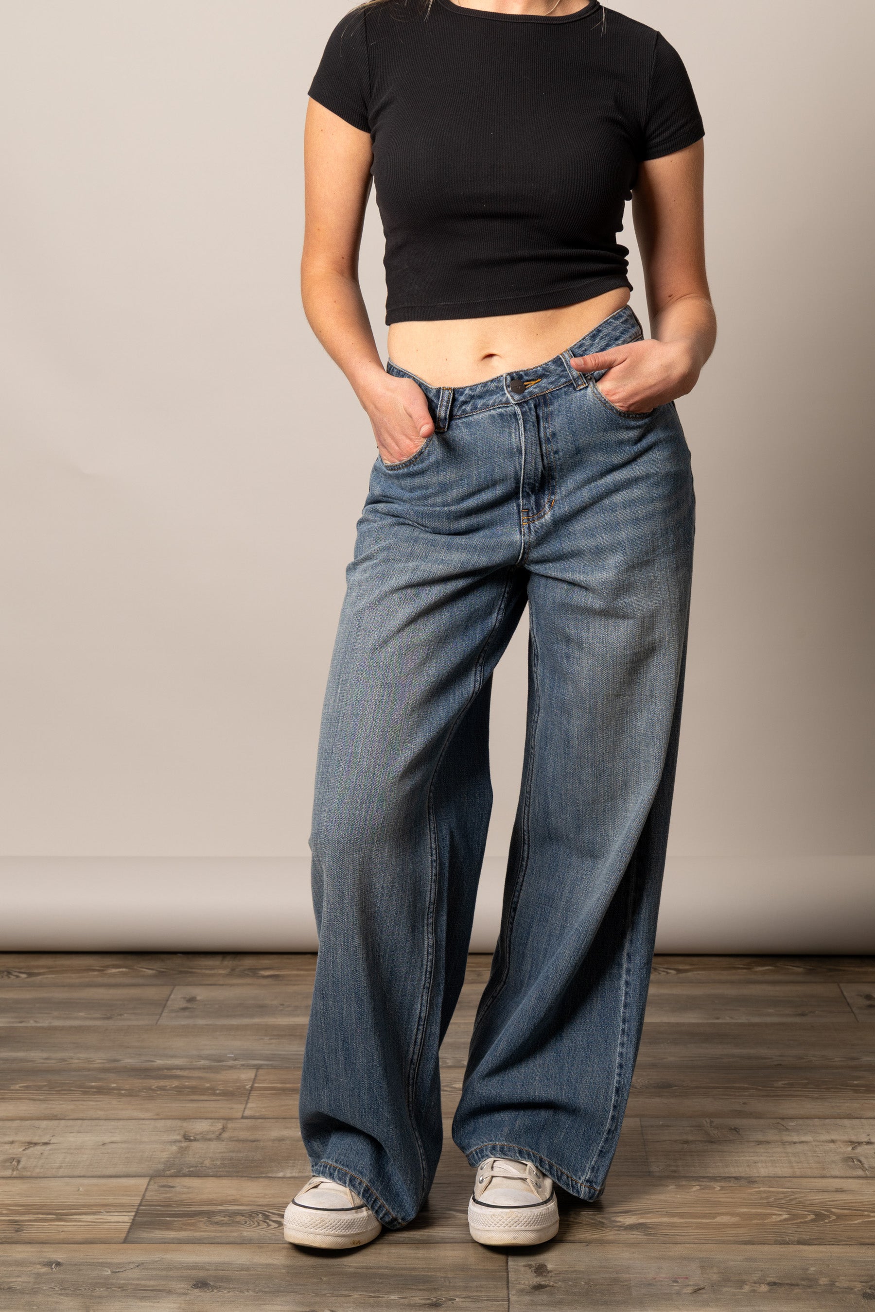 Maggie Jean | Low Rise Relaxed Wide Leg Jeans | Kimes Ranch