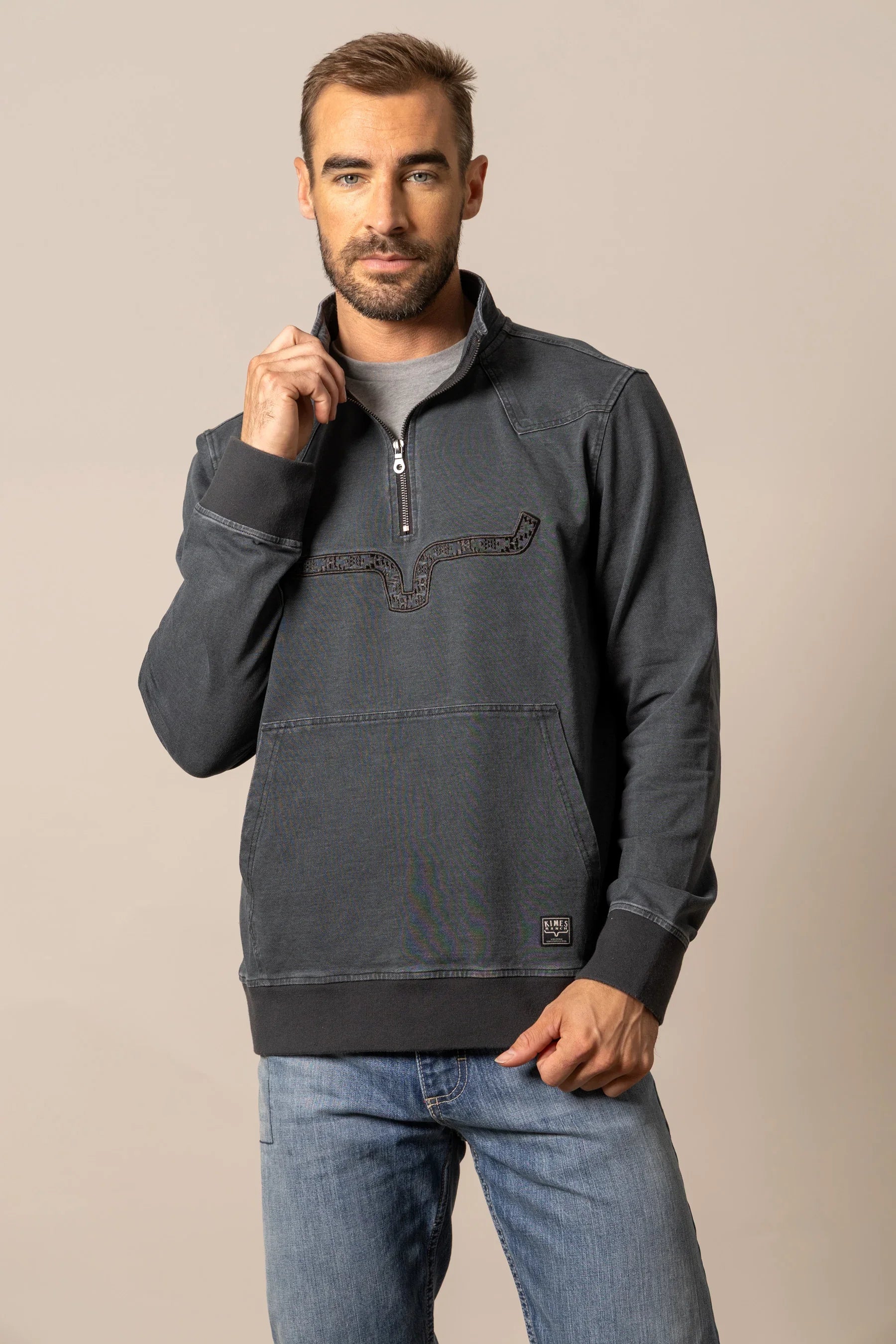 Rowell Pullover | Western Quarter Zip | Kimes Ranch