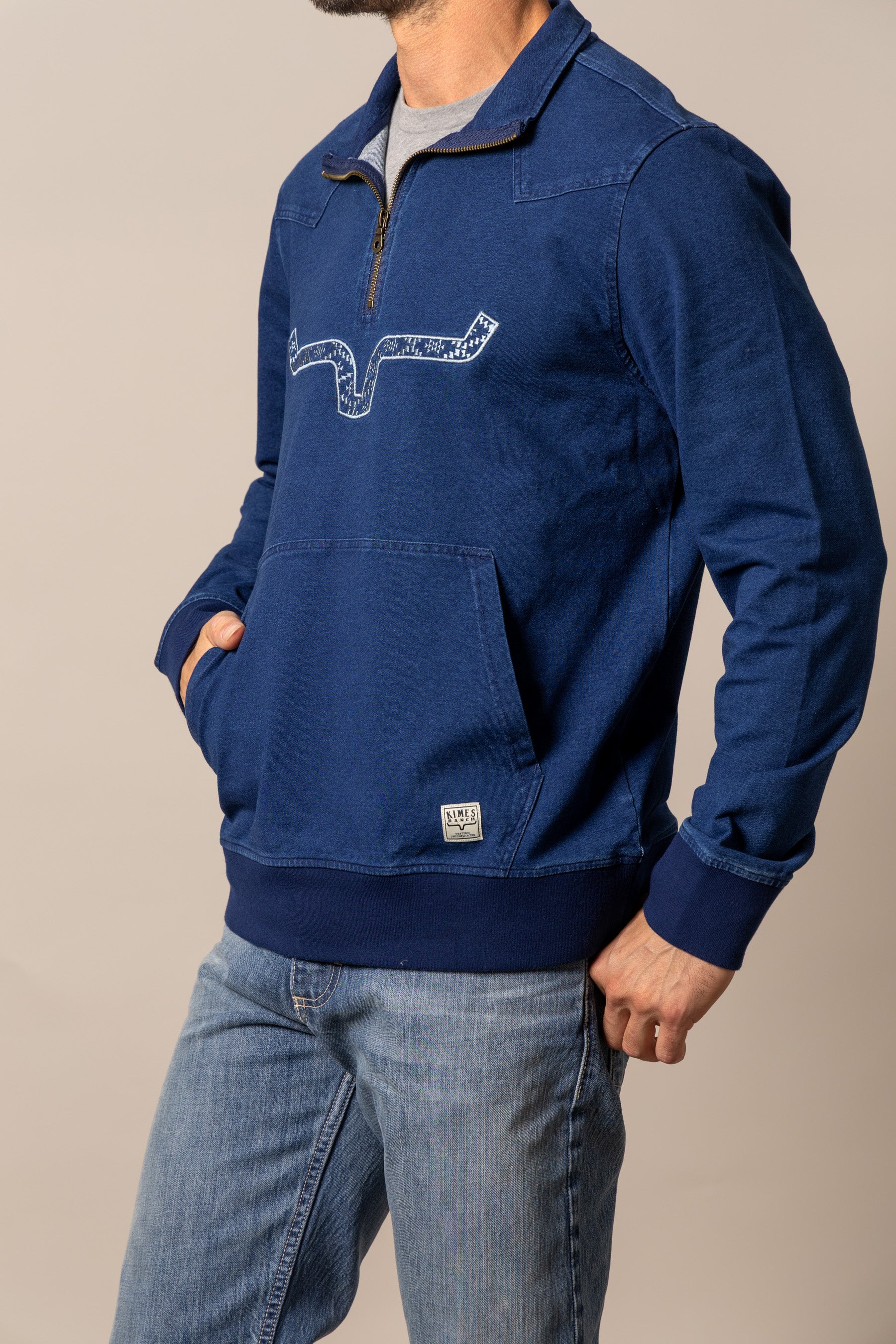 Rowell Pullover | Western Quarter Zip | Kimes Ranch
