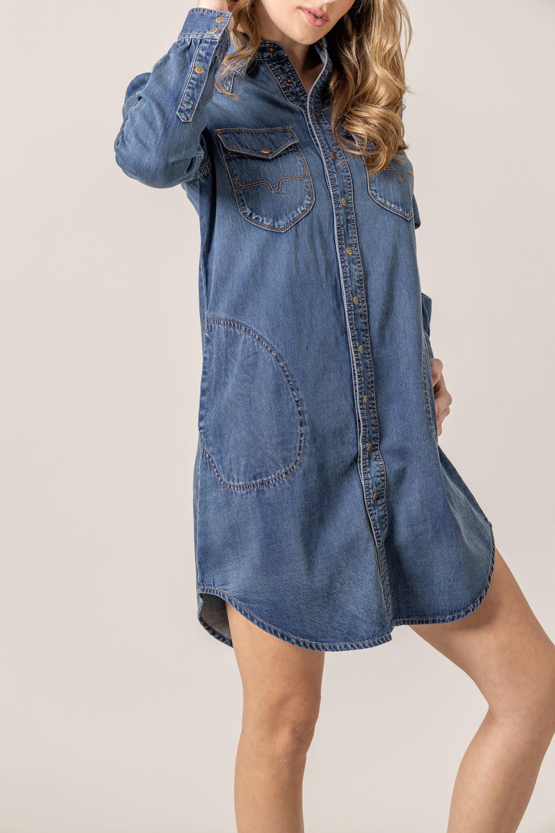 Kimes Ranch - Womens Rox Dress - X-Small / Indigo Blue Kimes Ranch - Womens Rox Dress - X-Small / Indigo Blue