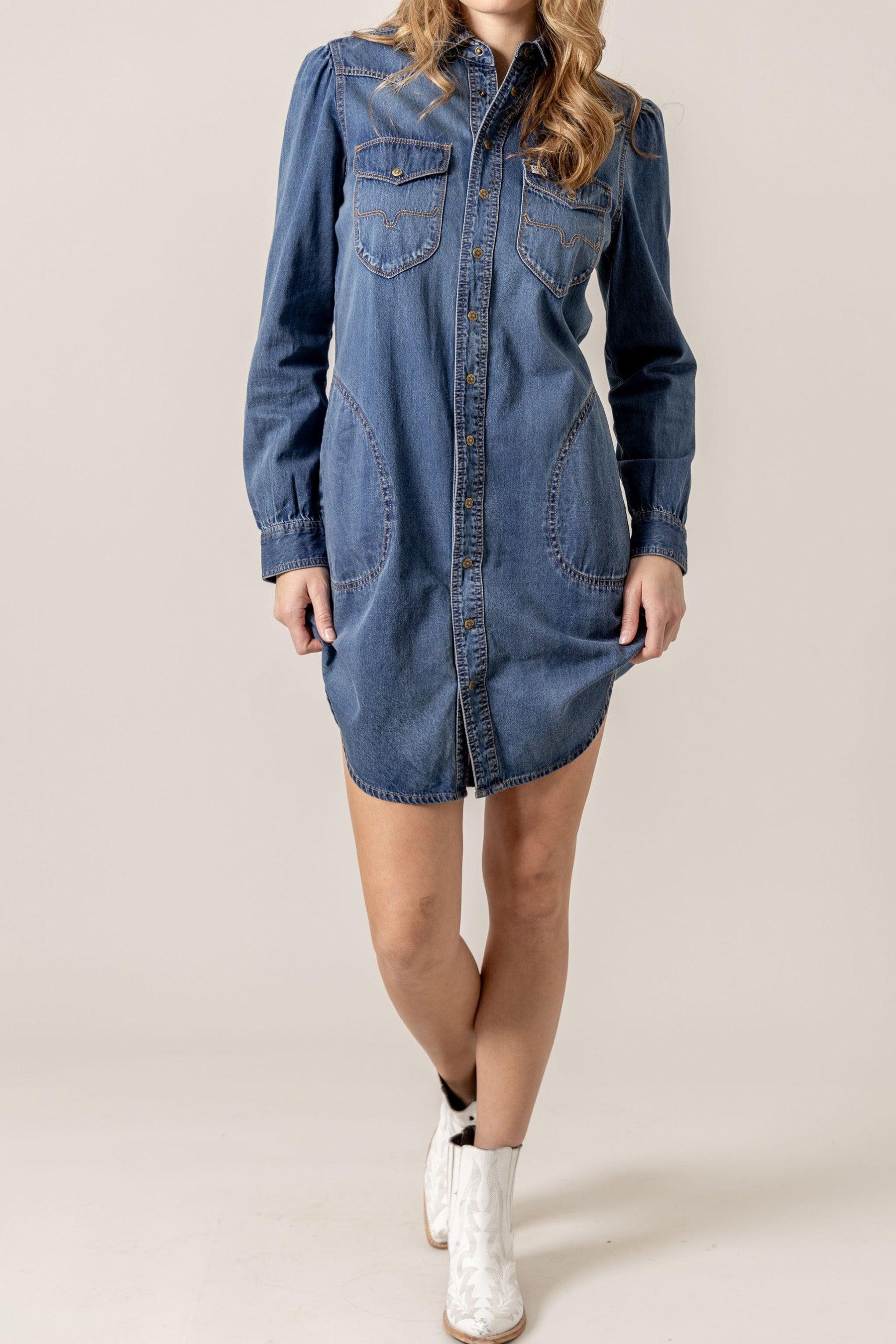 Kimes Ranch Women's Rox Dress, Indigo Blue, XL Kimes Ranch Women's Rox Dress, Indigo Blue, XL