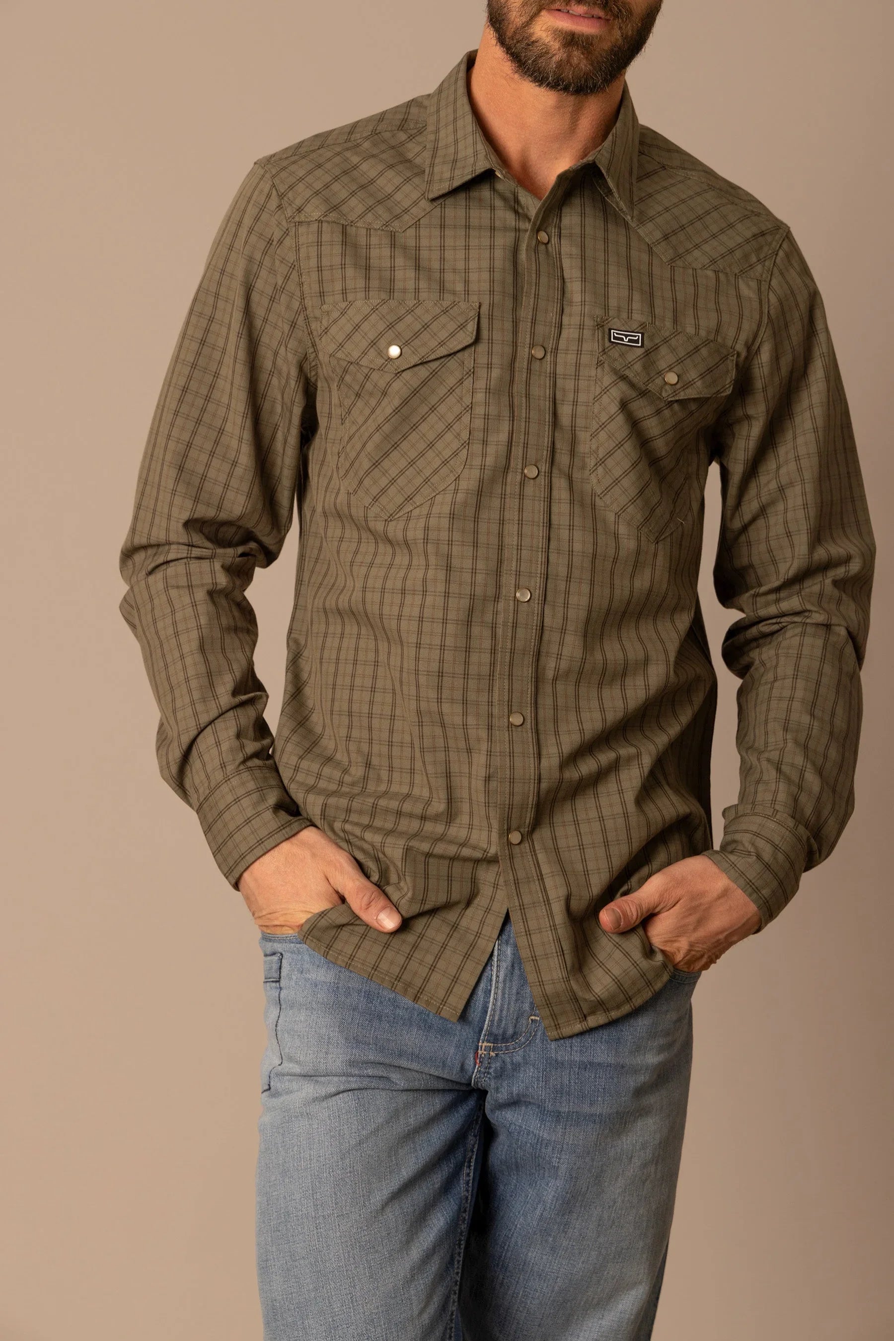 Smalls Plaid Shirt | Western Coolmax Snap Button Shirt | Kimes Ranch