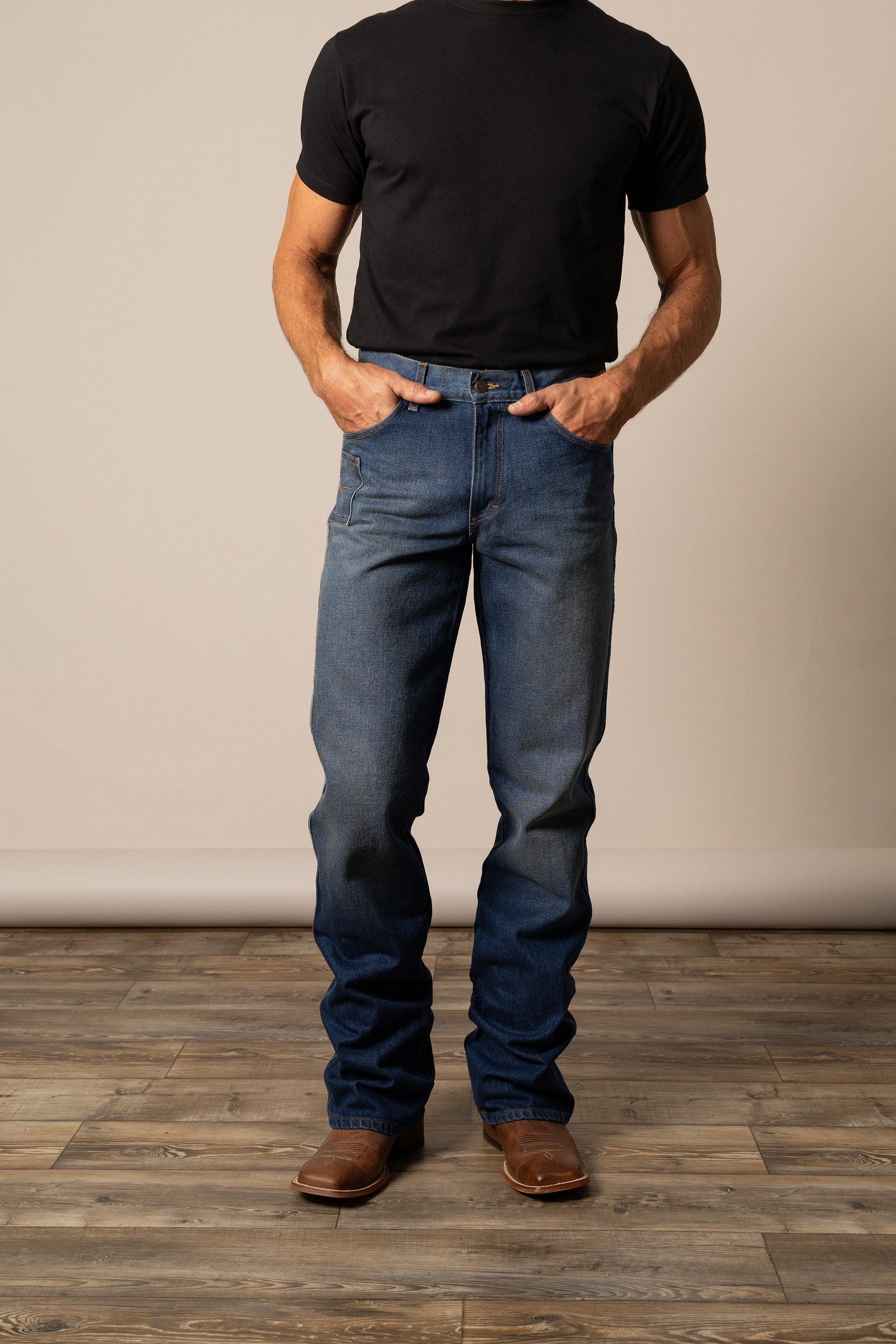 boot cut dress jeans for men ROCK & ROLL REVOLVER BOOTCUT JEANS | MENS JEAN