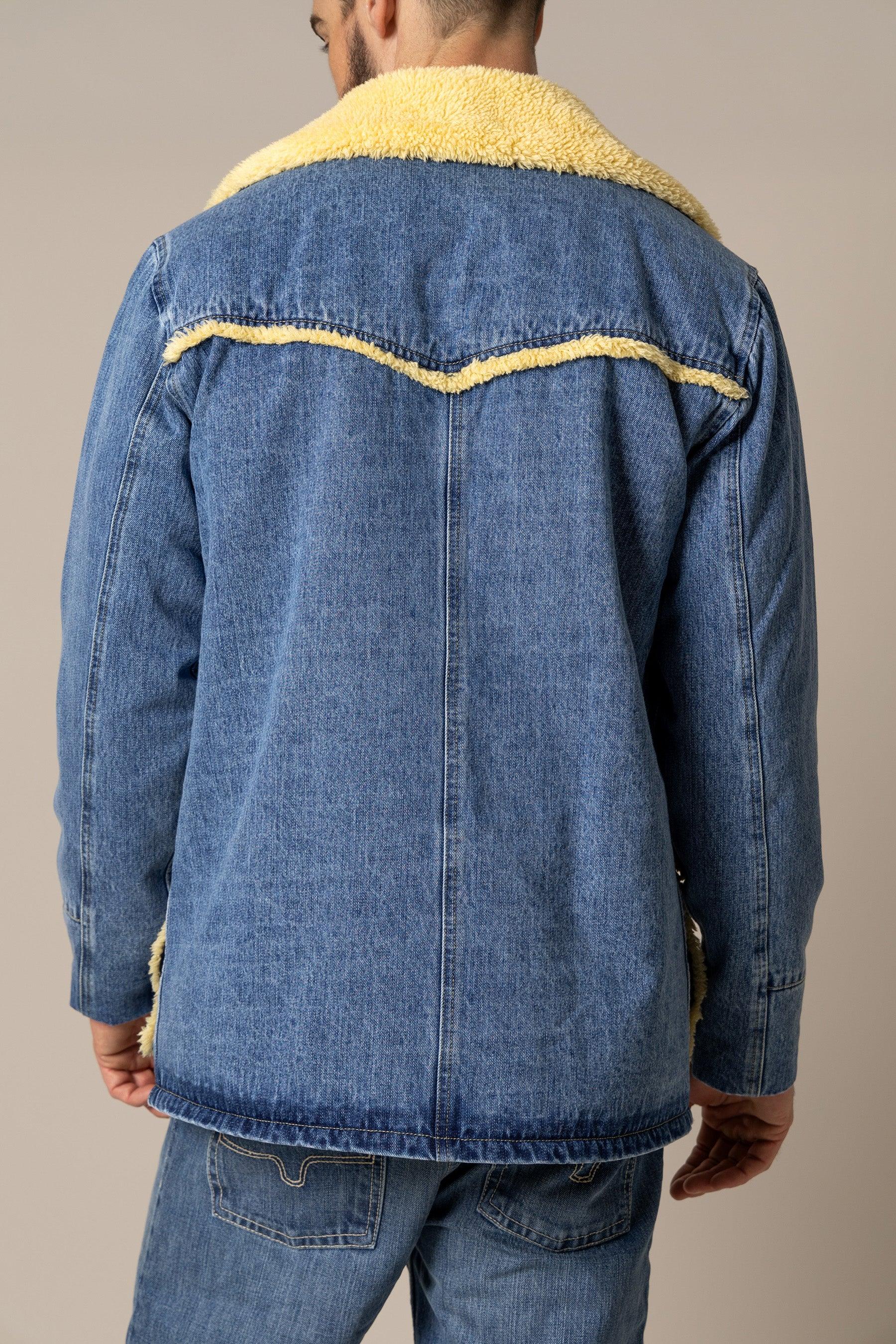 Vincent Denim Jacket | Sherpa-Lined Western Coat | Kimes Ranch