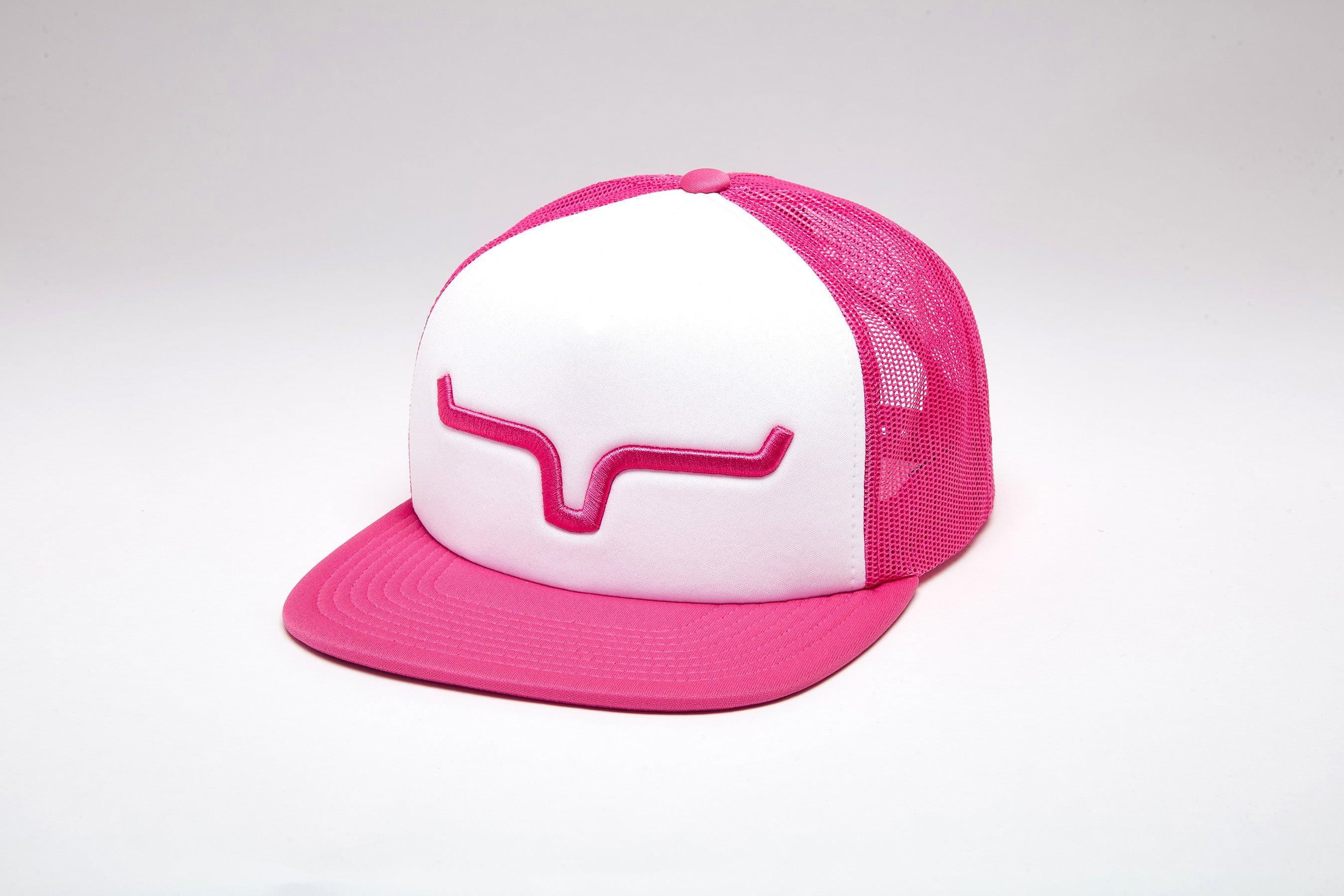 Yakity yak Trucker Hat in Peach and White Peachy - Trucker Hat – Peachy Hats main image 2