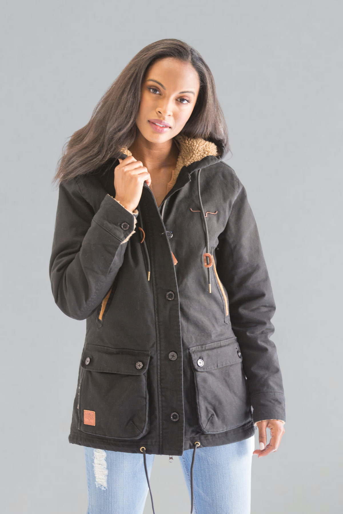 Womens anorak sales jacket with hood