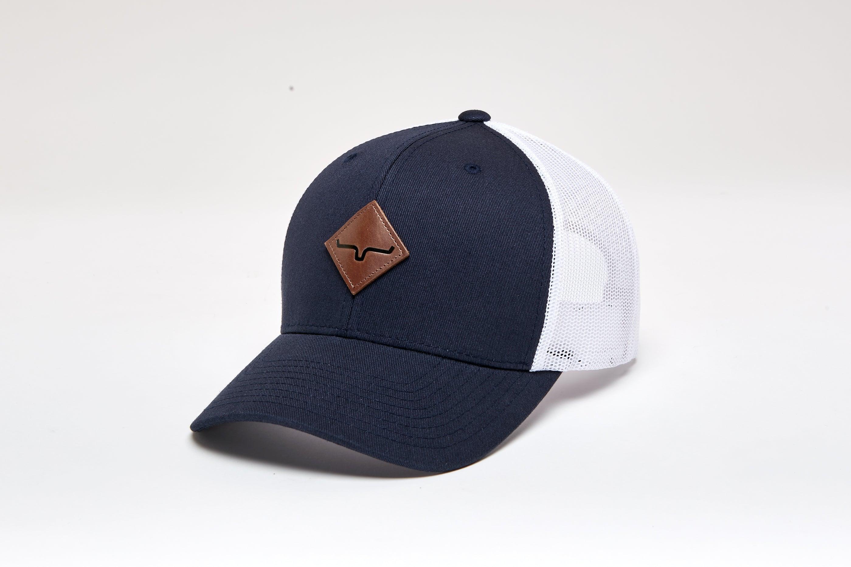 Diamond Hat | Leather Patch Snapback | Kimes Ranch