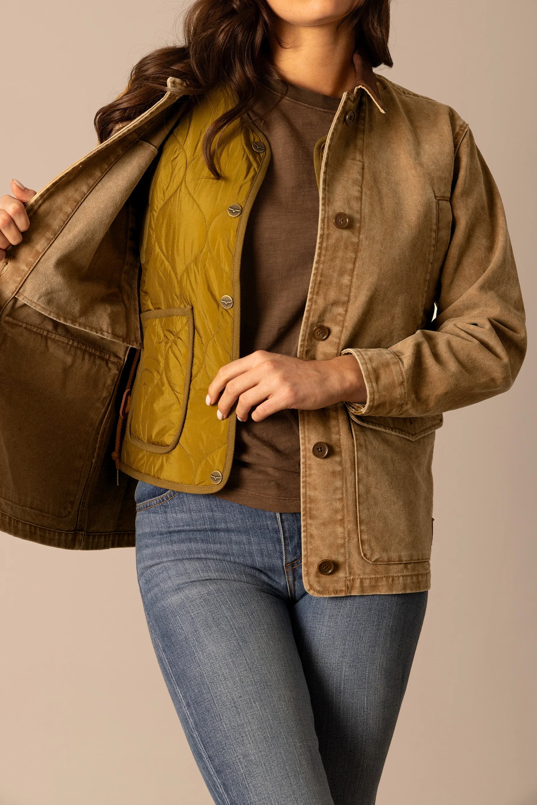 Blake Field Coat | Western Jacket with Removable Vest | Kimes Ranch