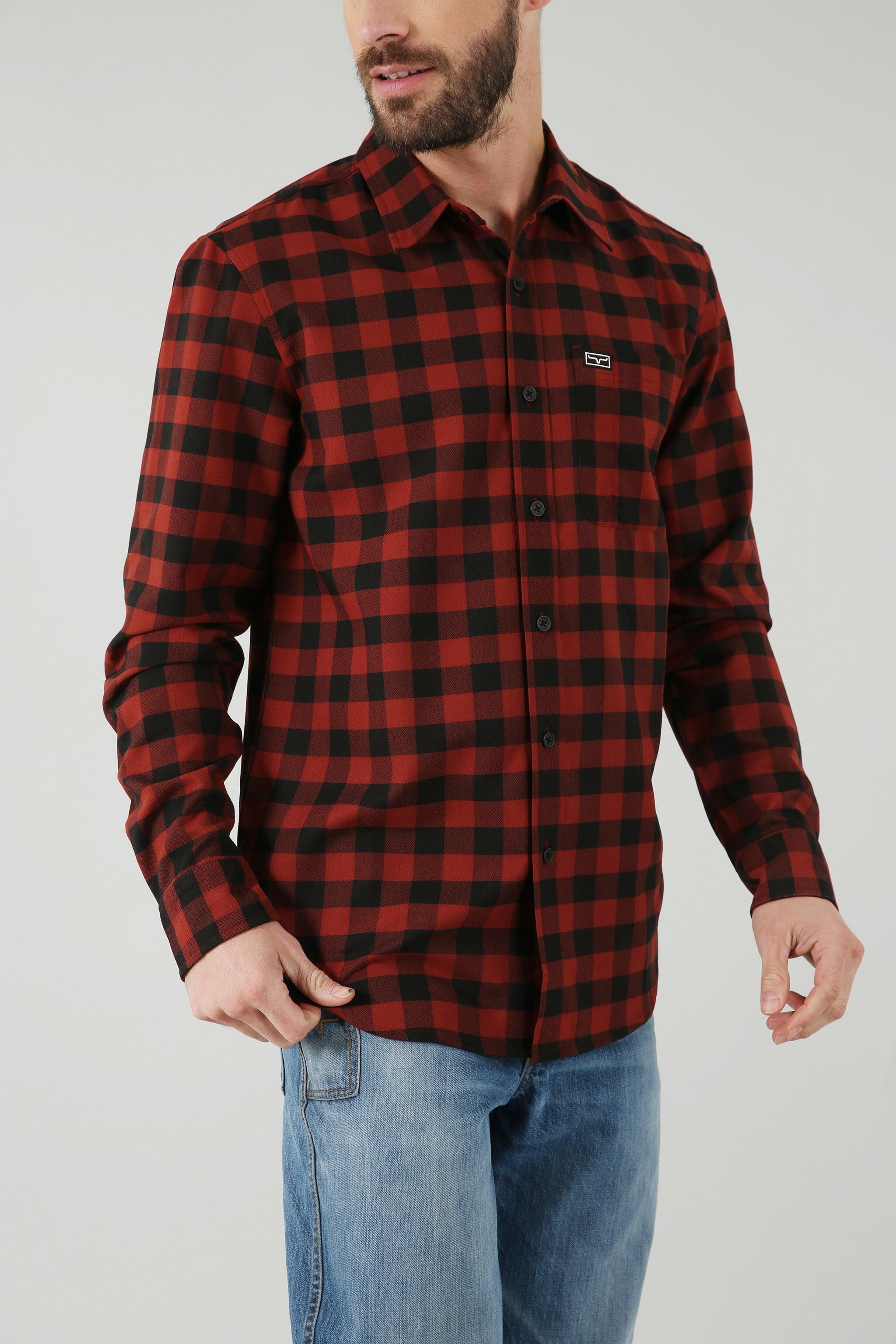 Kimes Ranch Garrison-Dress Shirt Red / Medium Kimes Ranch Garrison-Dress Shirt Red / Medium
