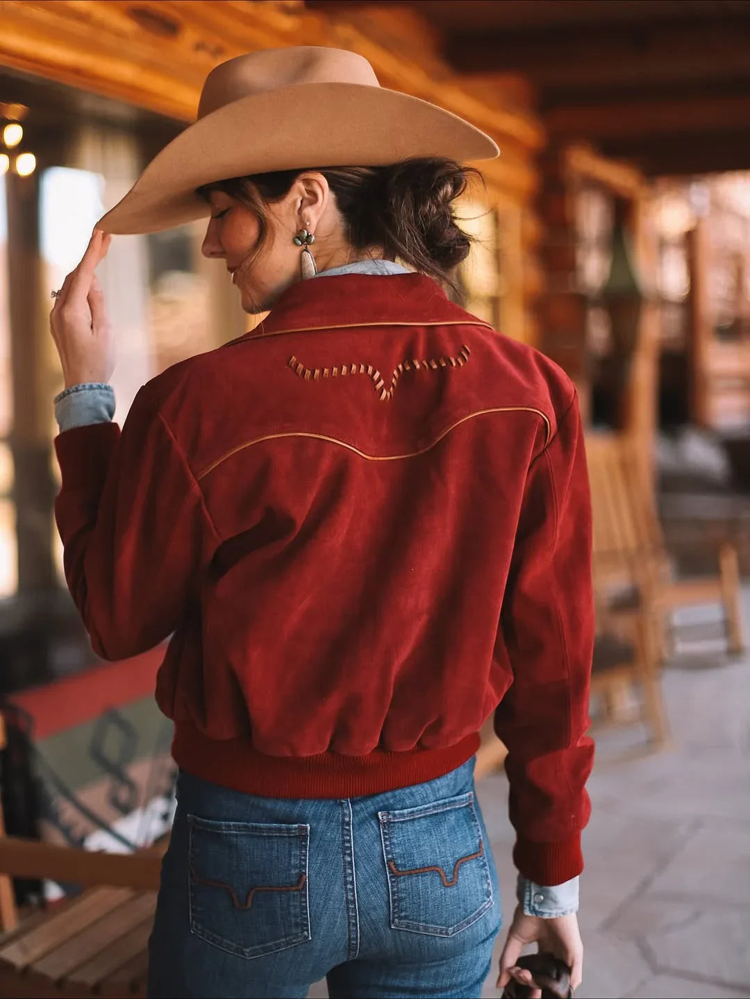 KR x Western & Co. Suede Bomber Jacket | Limited Edition | Kimes Ranch