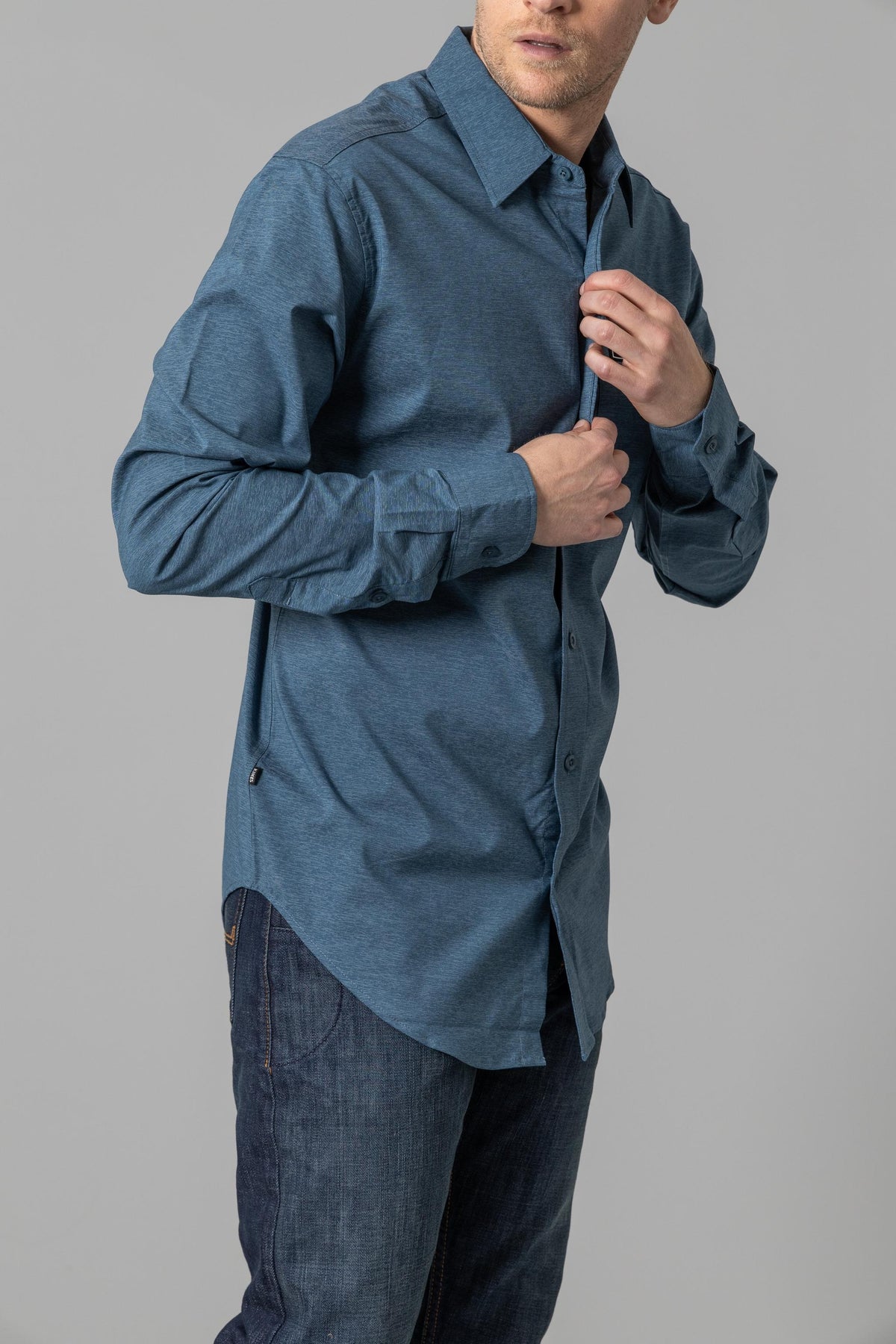 Linville Long Sleeve Dress Shirt - Mens Dress Shirt