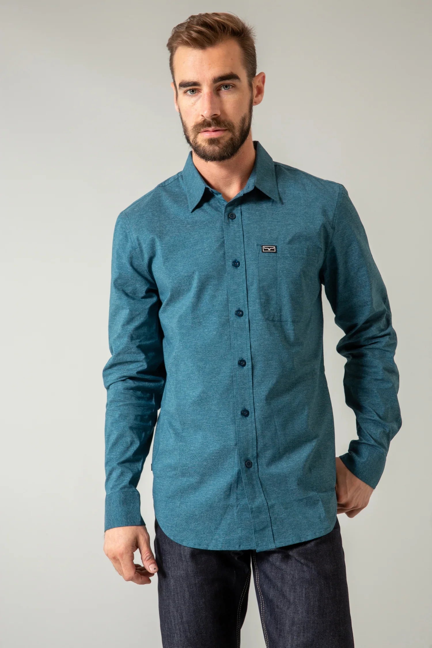 Linville Long Sleeve Dress Shirt - Mens Dress Shirt