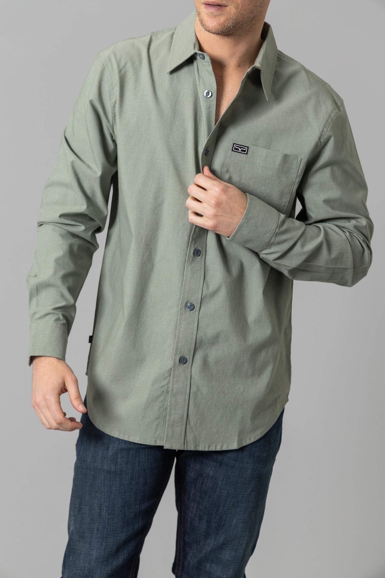 Kimes Ranch Long Sleeved Shirt - Linville (Red)