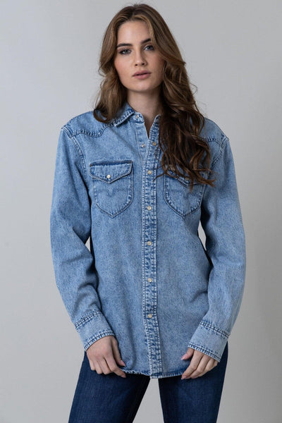 Sandoval | Oversized Denim Shirt | Kimes Ranch